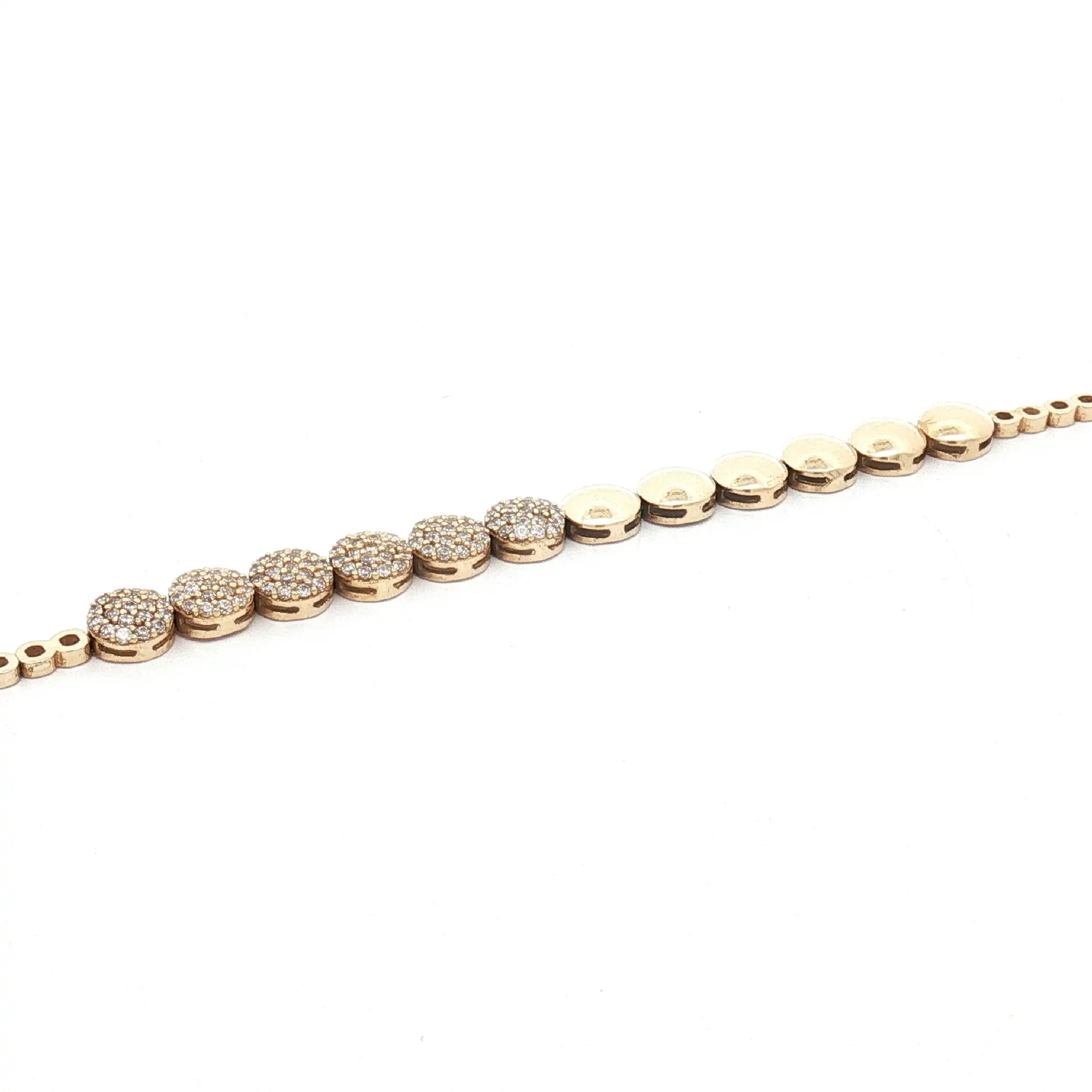 Armband Gelbgold mit Zirkonia Armband Gelbgold mit Zirkonia
