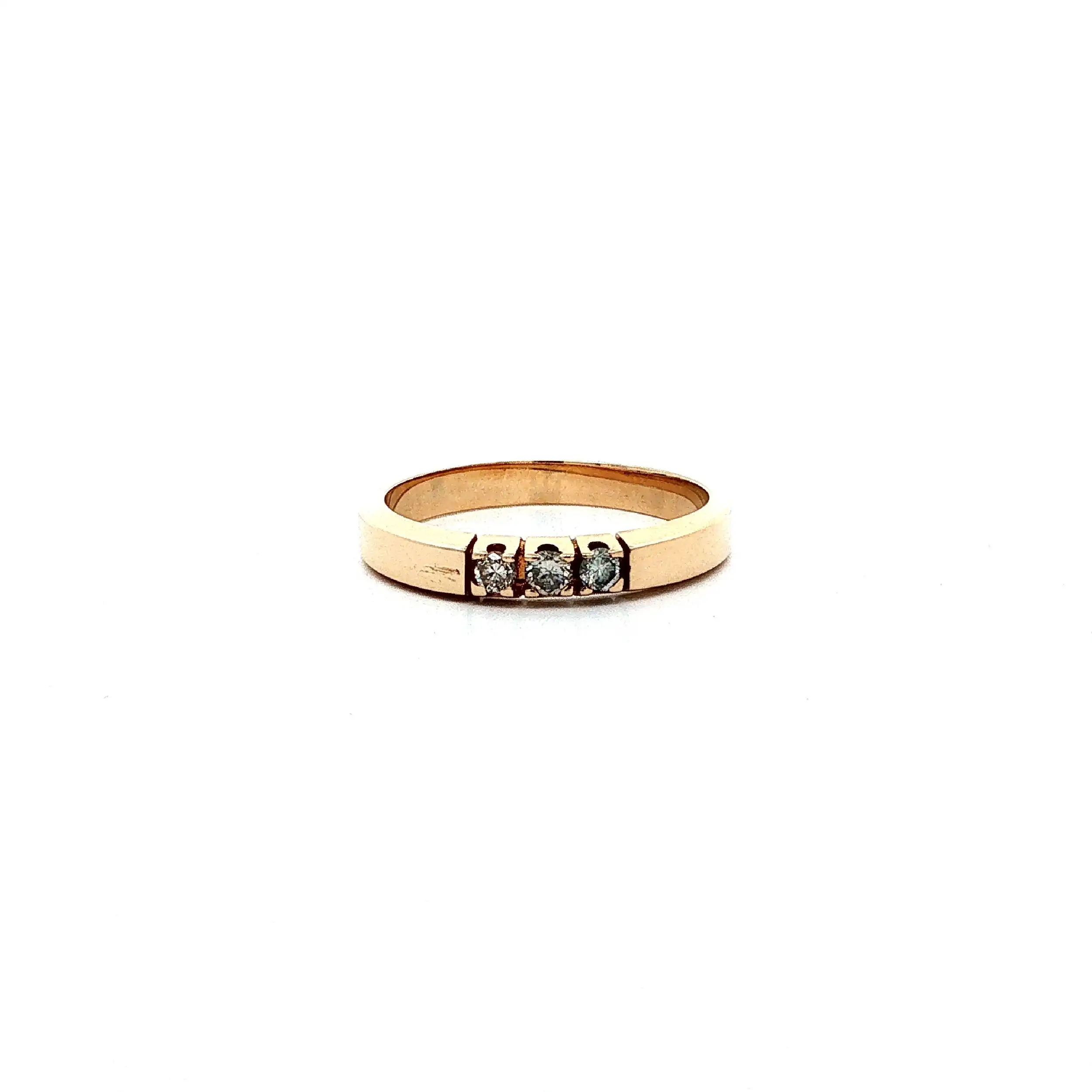 Ring Gelbgold mit Brillanten Ring Gelbgold mit Brillanten