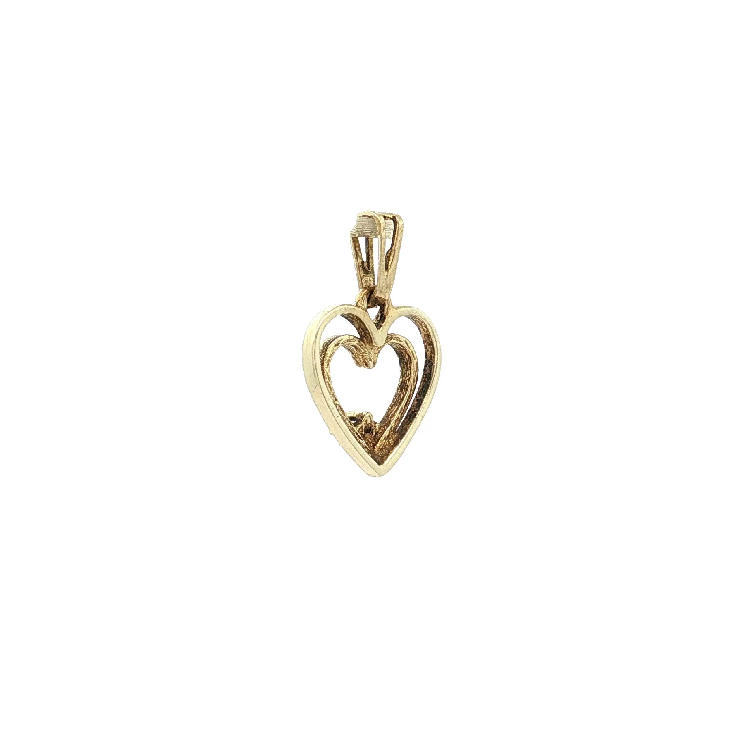 Anhänger Herz mit Diamant