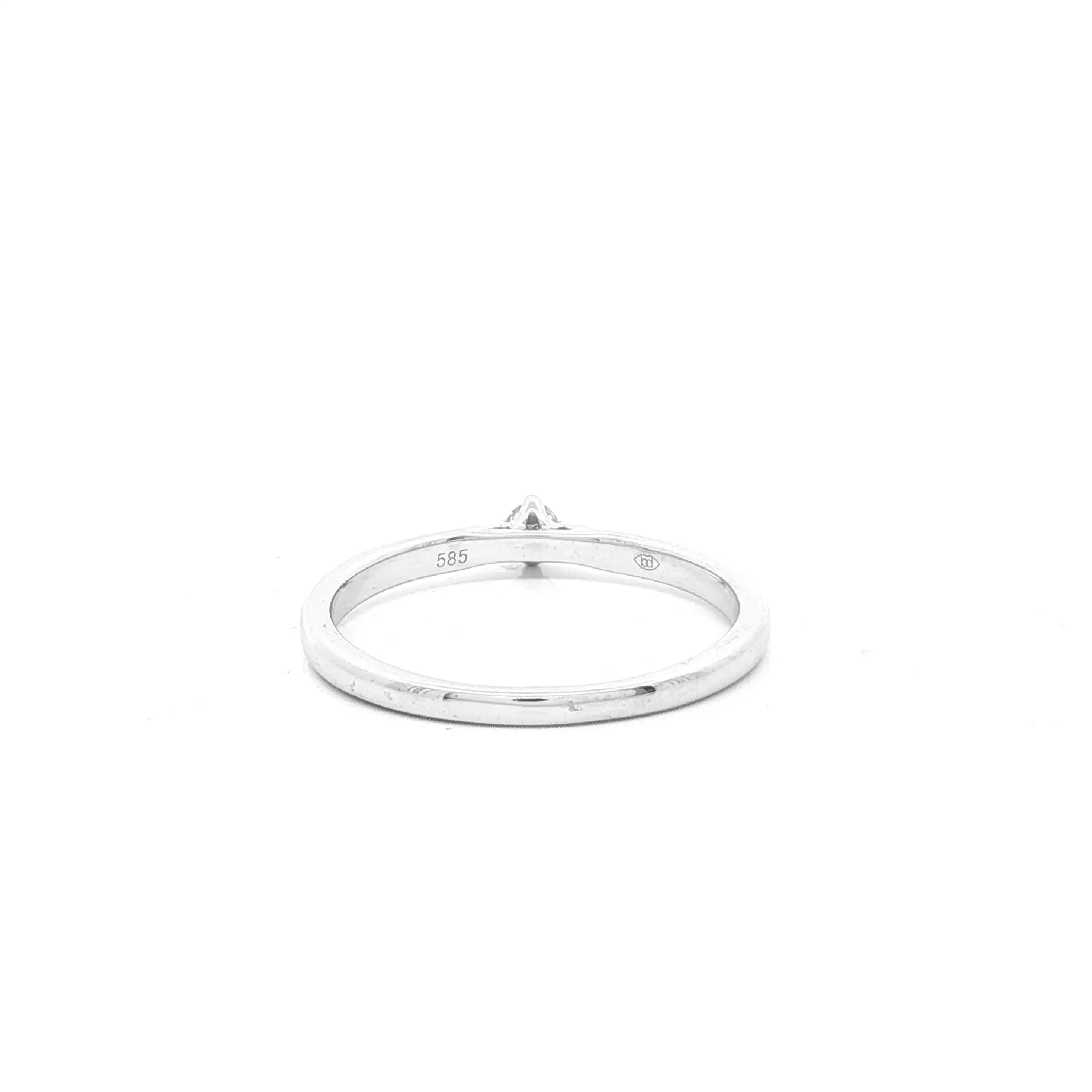 Solitärring Weißgold mit Brillant Solitär Solitärring Weißgold mit Brillant Solitär