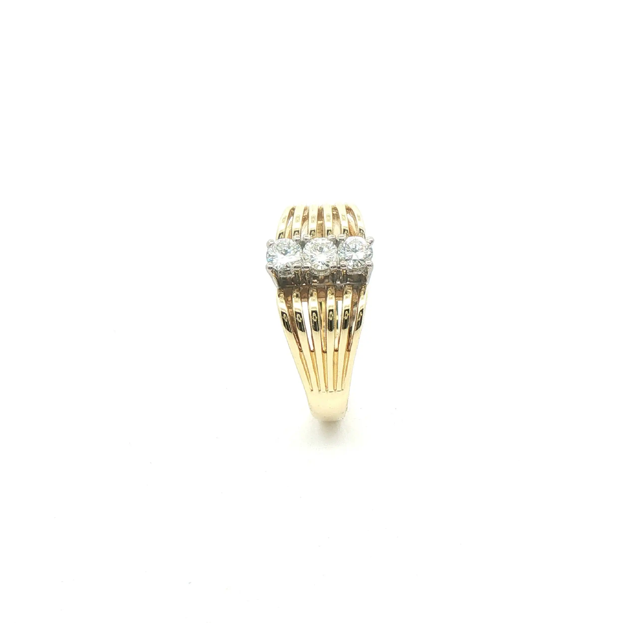 Ring Bicolor mit Brillanten