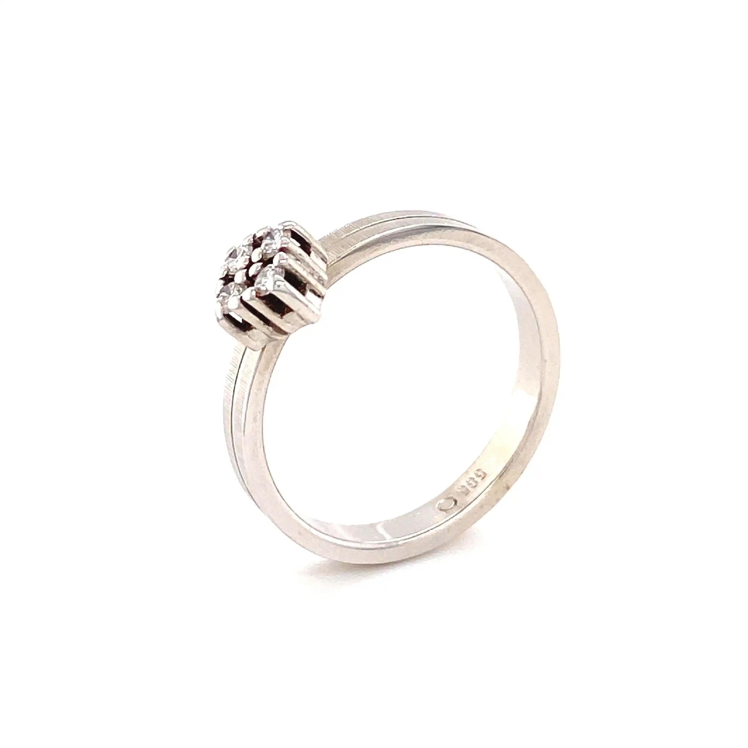 Ring Weißgold mit Brillanten