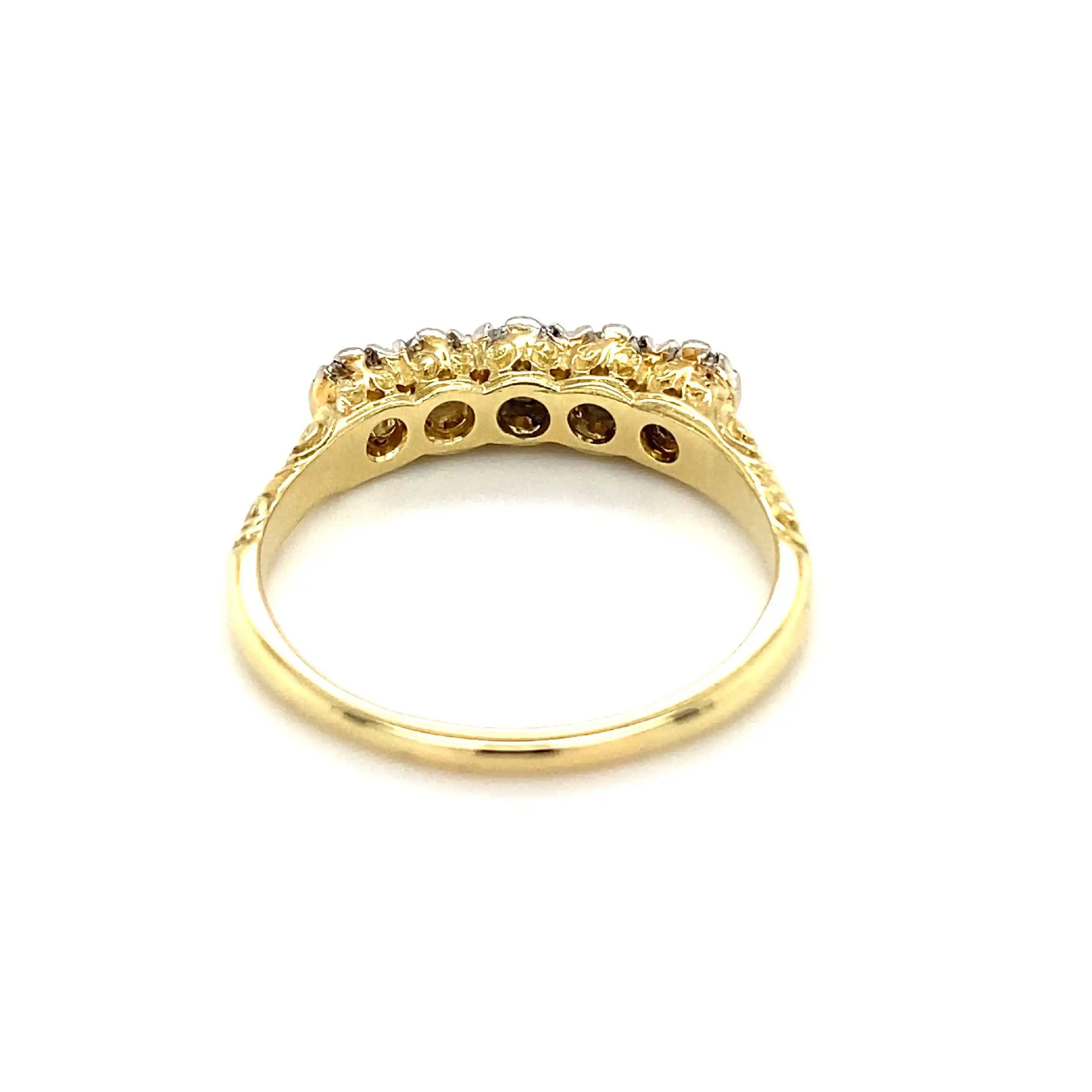 Ring Bicolor mit Brillanten