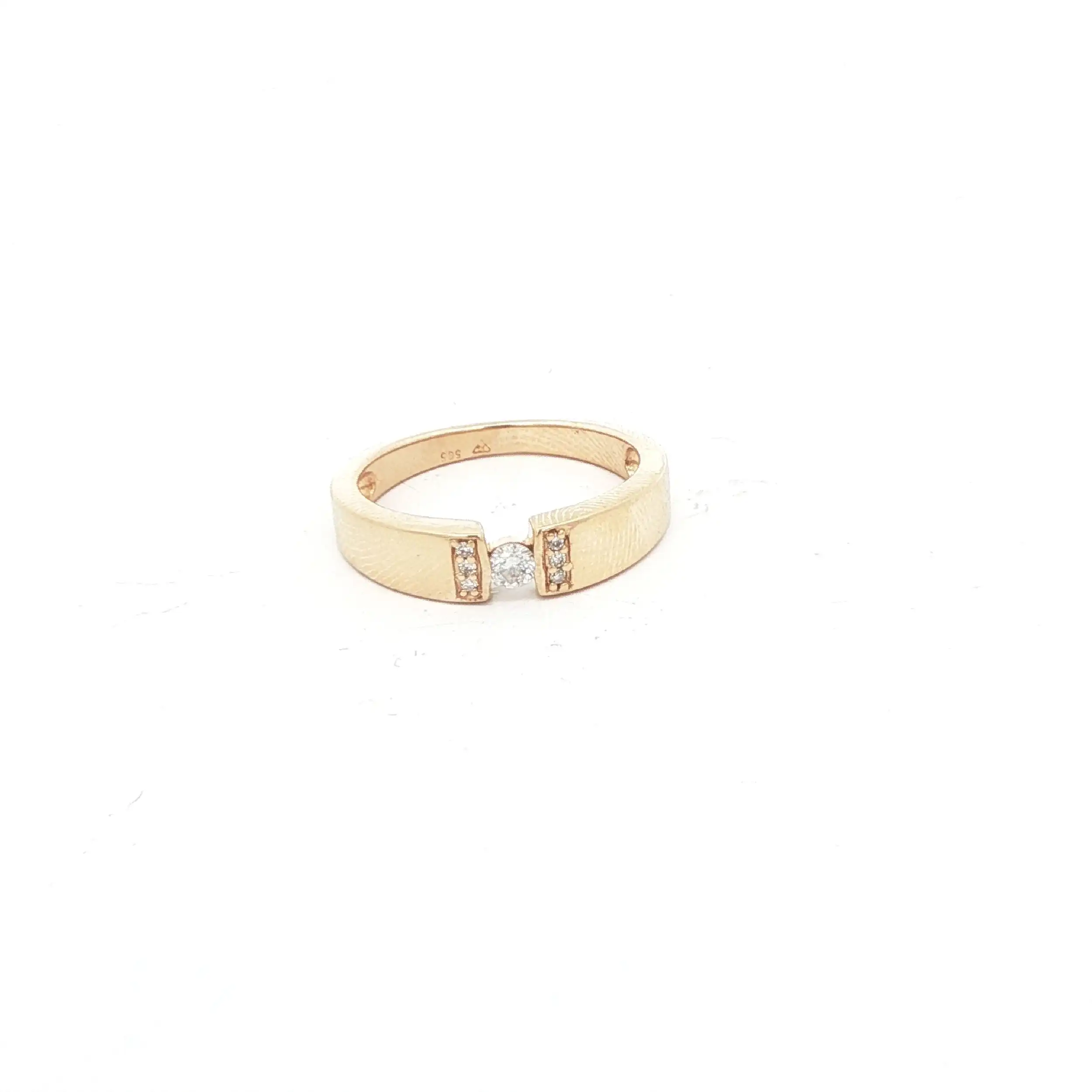 Ring Gelbgold mit Brillanten