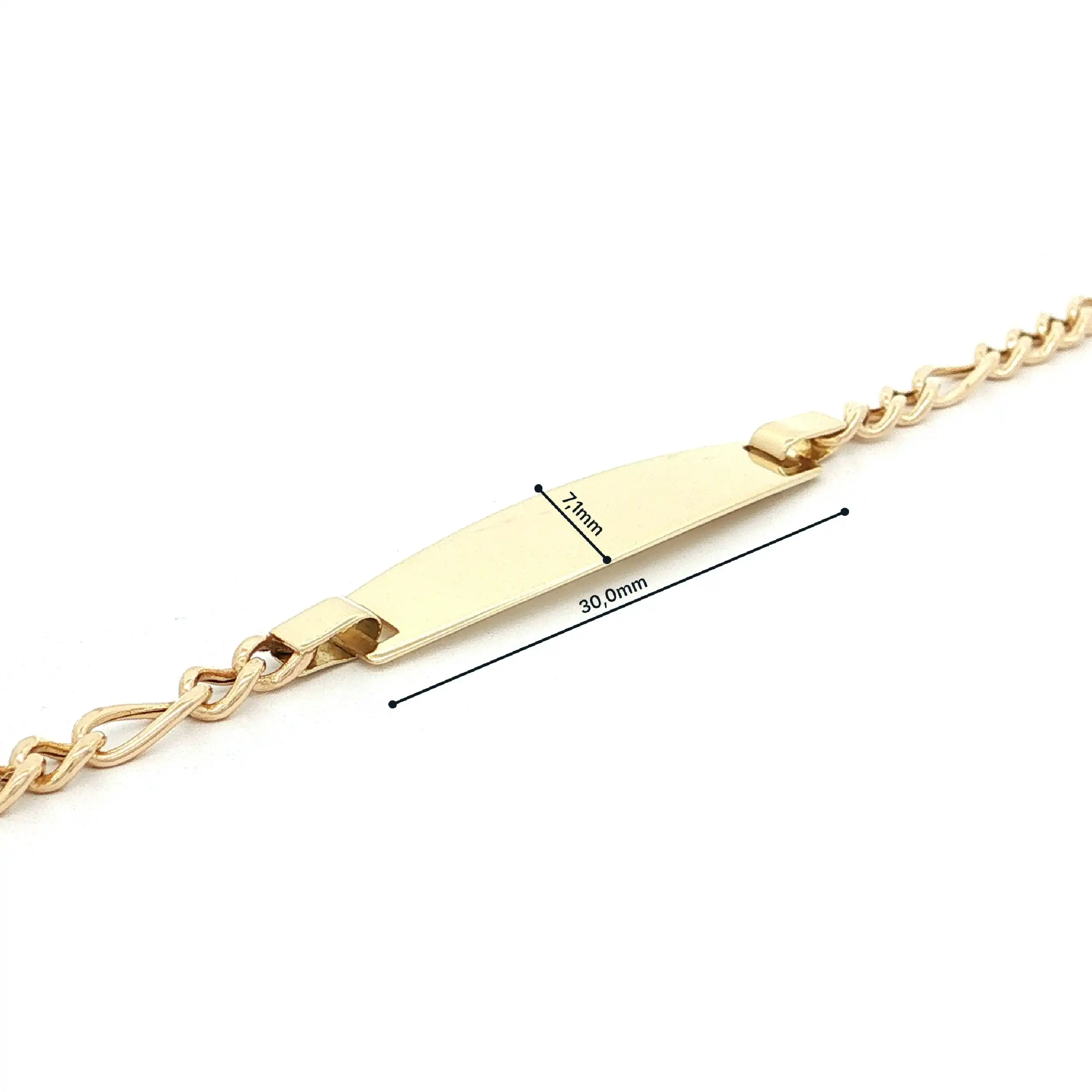 Kinder-Identarmband Gelbgold Kinder-Identarmband Gelbgold