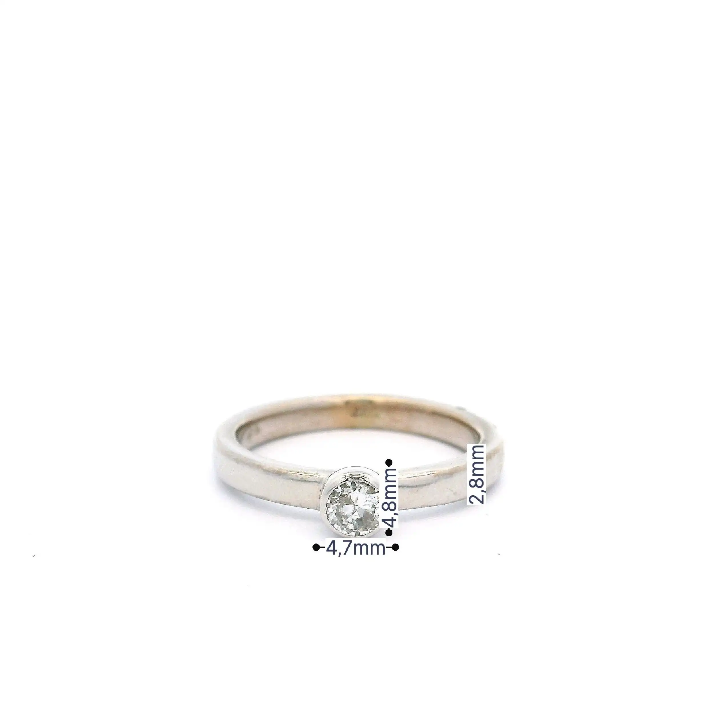Ring Weißgold mit Brillant