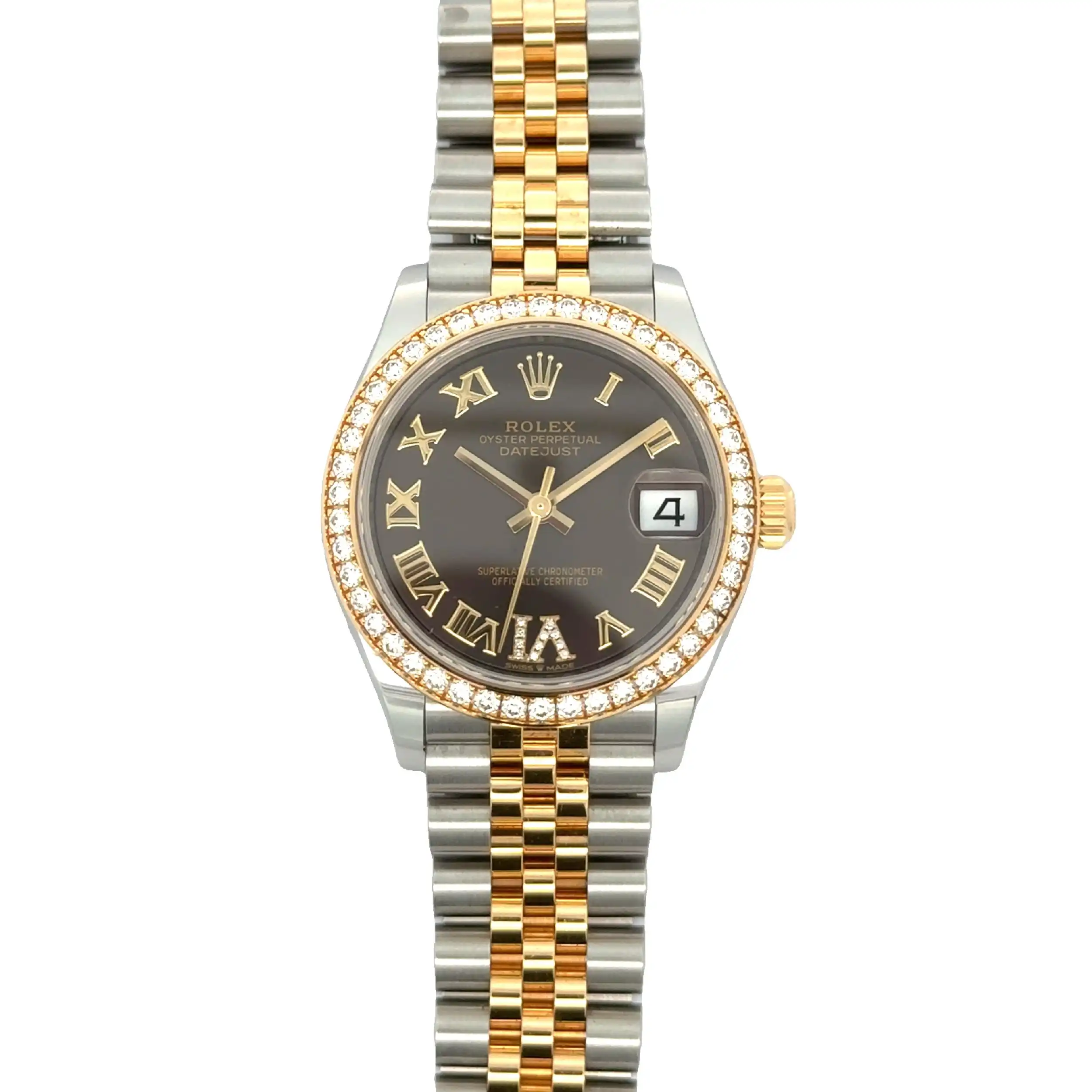Damenuhr Rolex Datejust 31 Brillantlünette Damenuhr Rolex Datejust 31 Brillantlünette