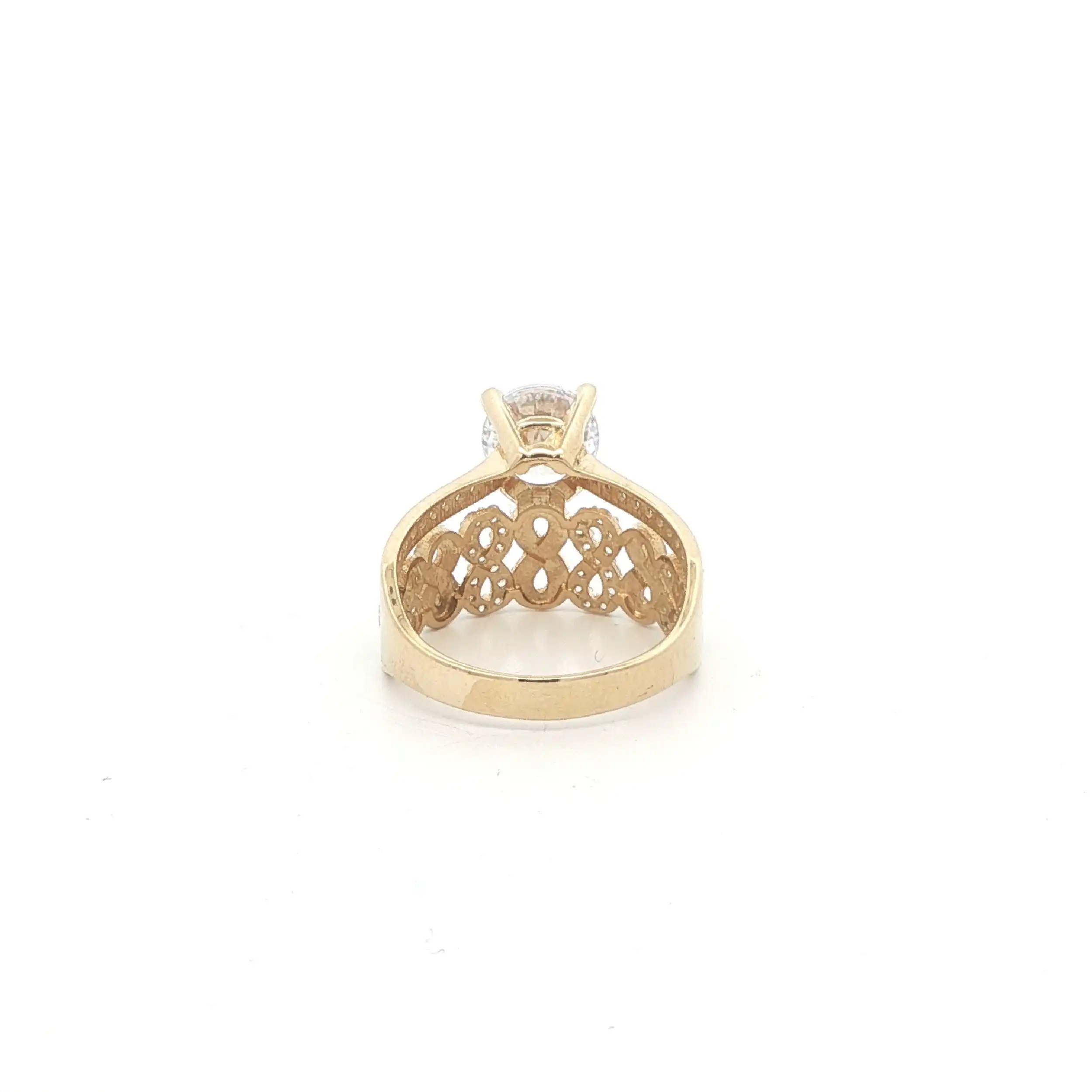Ring Gelbgold mit Zirkonia
