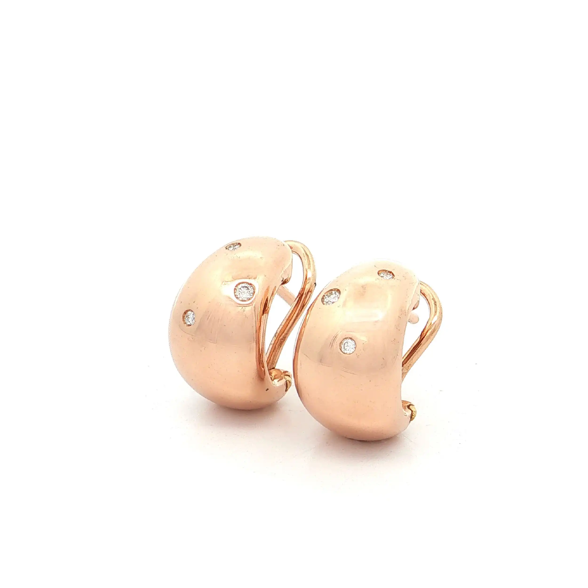 Ohrclips Roségold mit Brillanten Ohrclips Roségold mit Brillanten