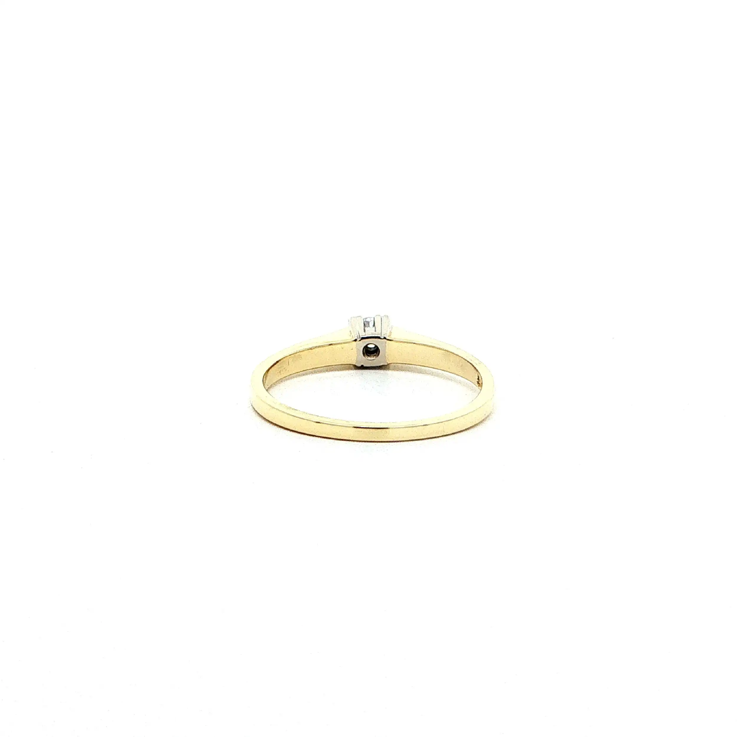 Ring Gelbgold mit Brillant