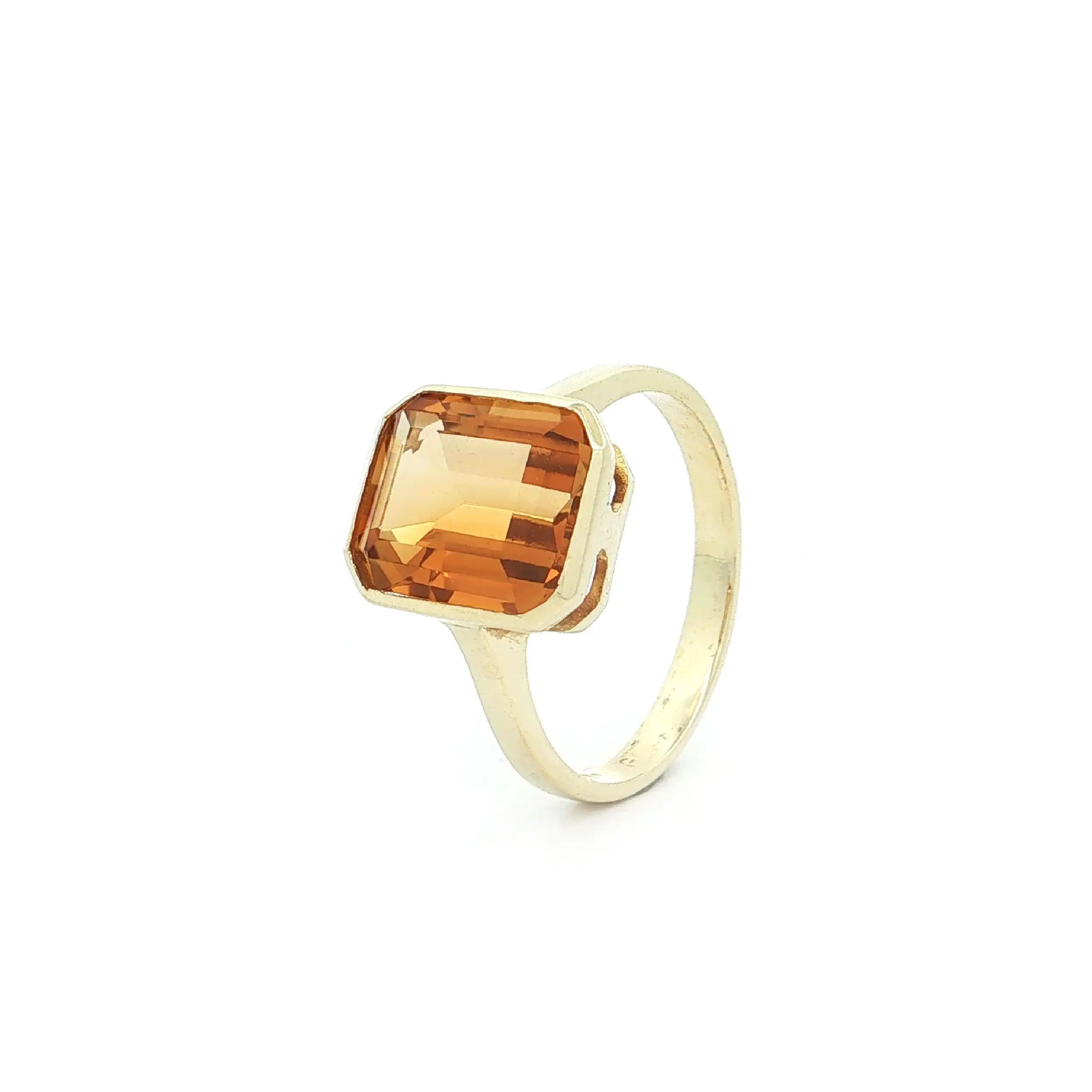 Ring Gelbgold mit Citrin Ring Gelbgold mit Citrin