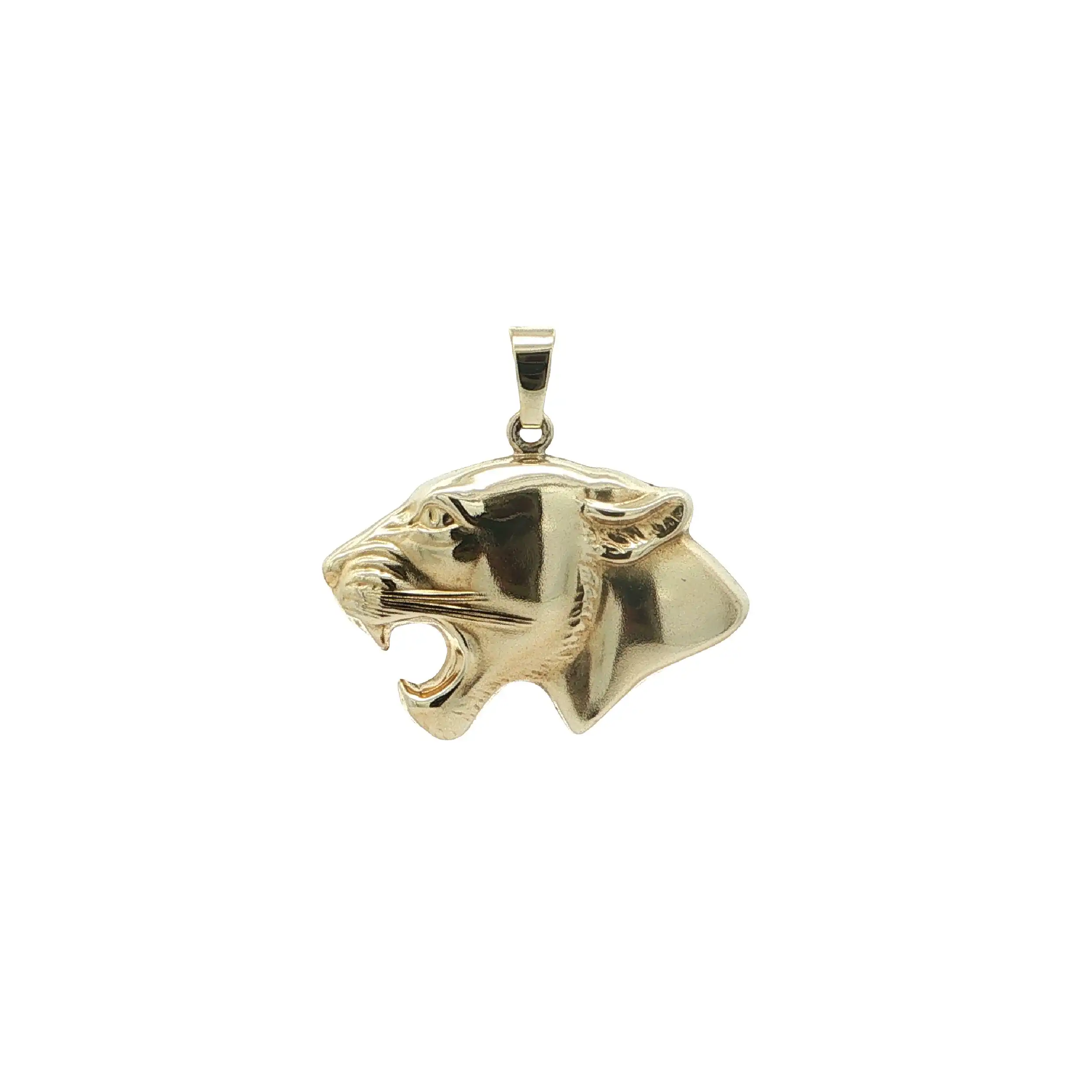 Anhänger Gelbgold Pantherkopf hohl
