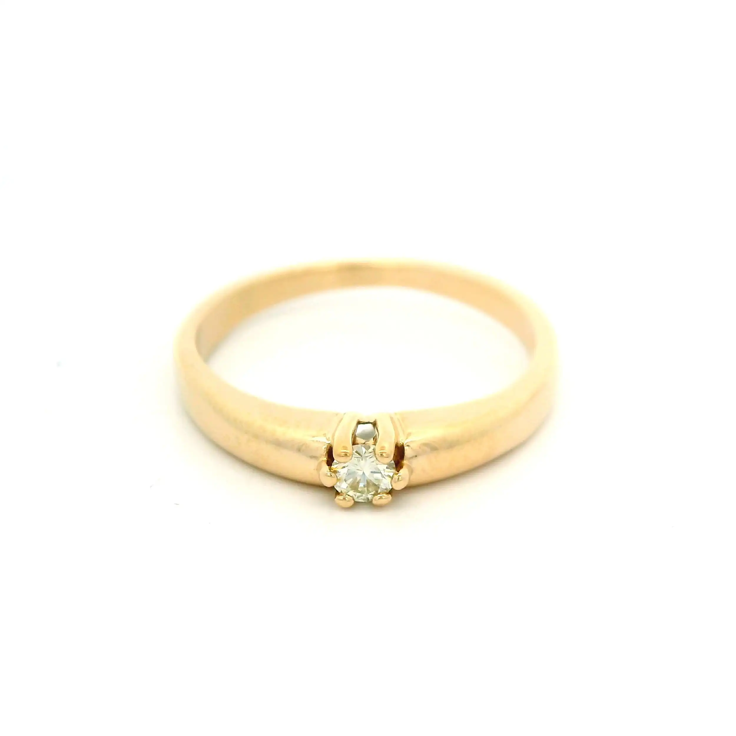Ring Gelbgold mit Brillant "Christ" Ring Gelbgold mit Brillant "Christ"