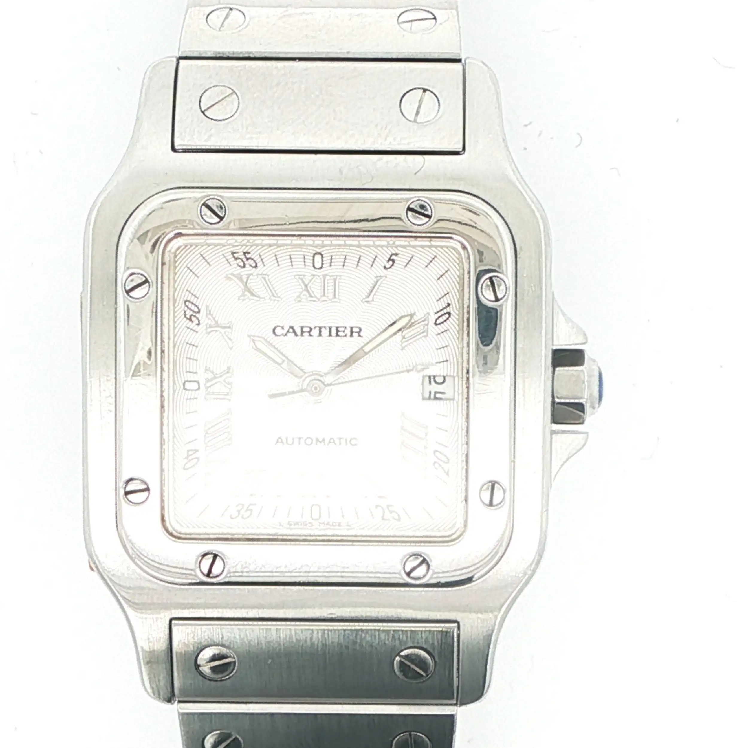 Herrenuhr Cartier Santos Galbée