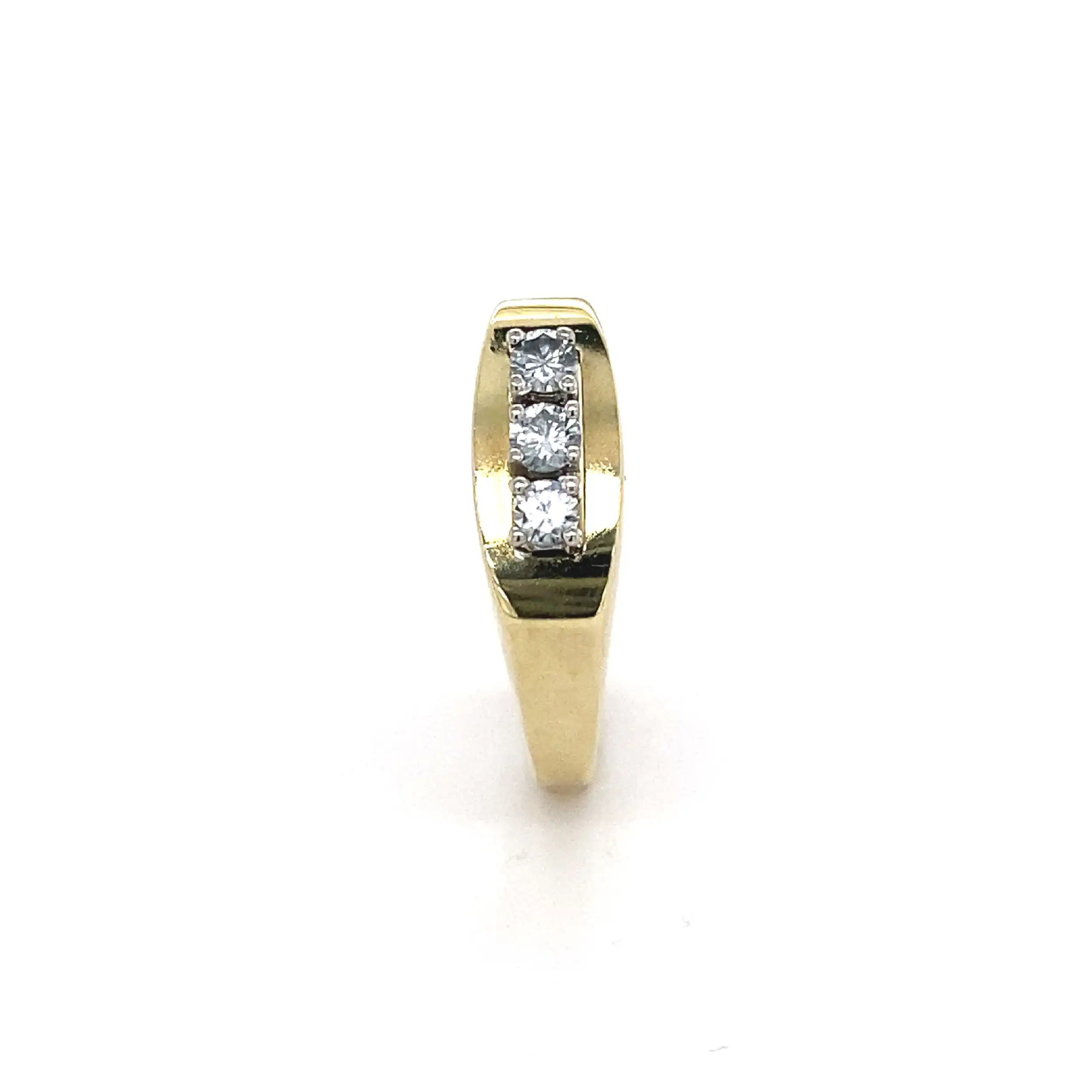 Ring Gelbgold mit Brillanten Ring Gelbgold mit Brillanten