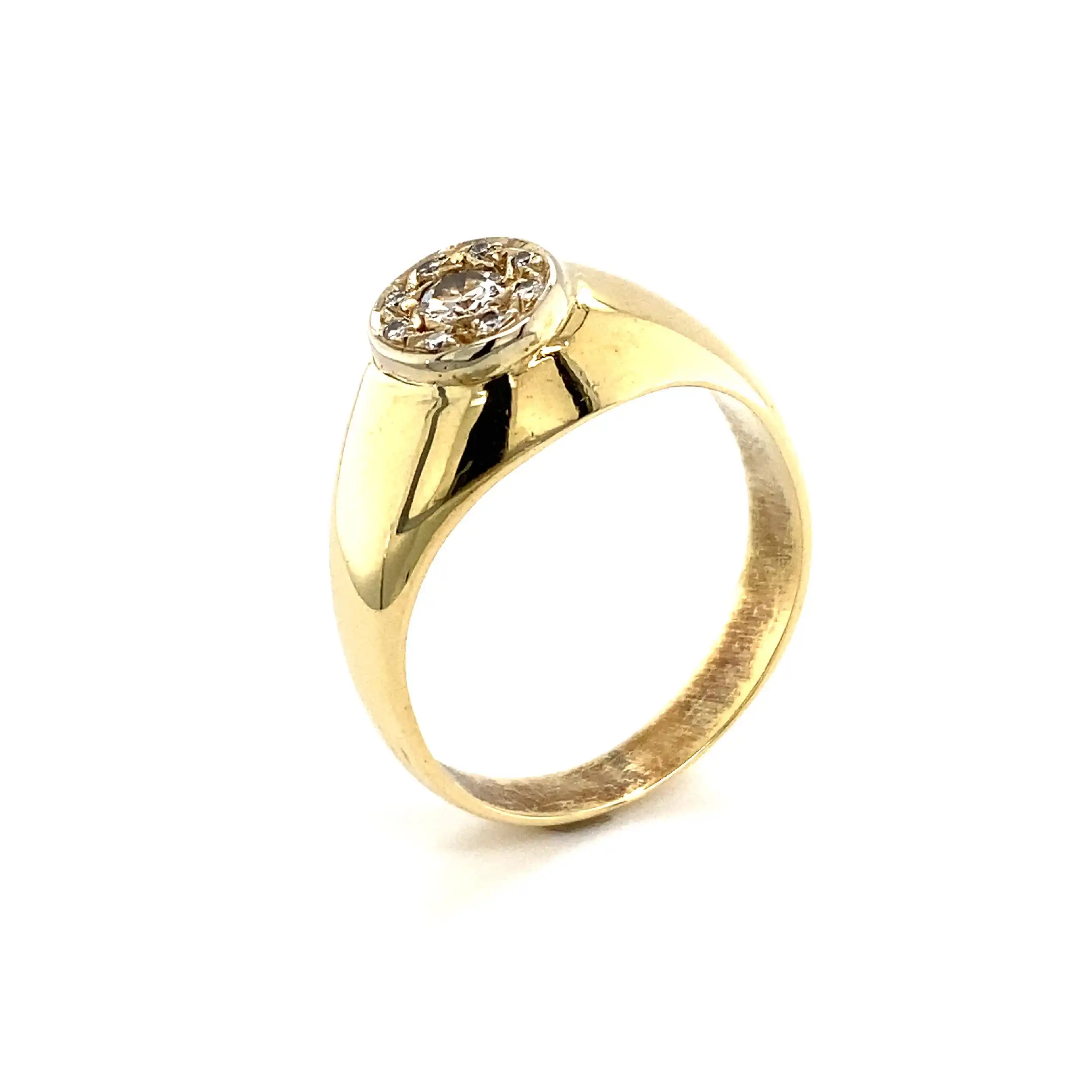 Ring Gelbgold mit Brillanten