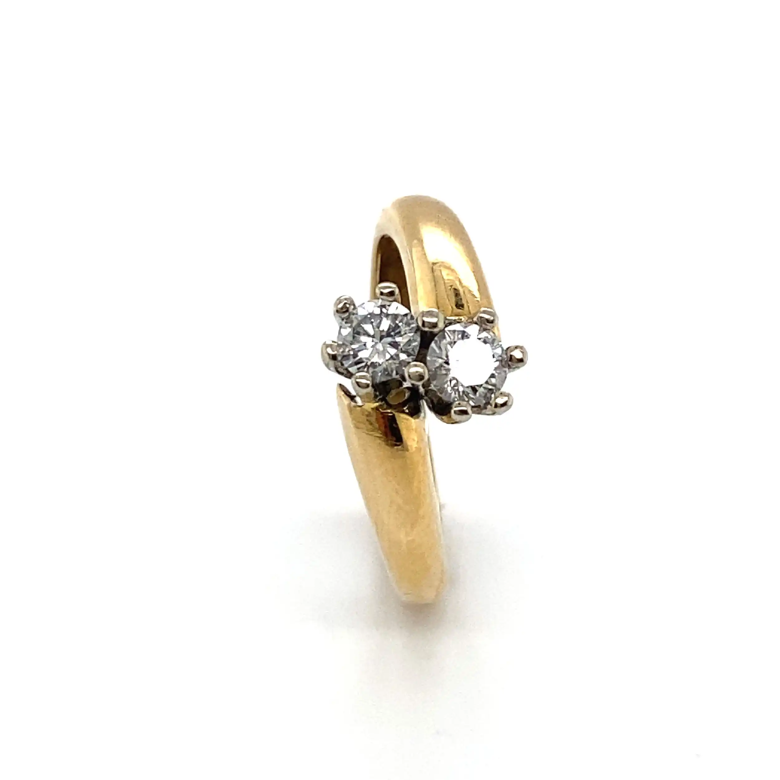 Ring Bicolor mit Brillanten Ring Bicolor mit Brillanten