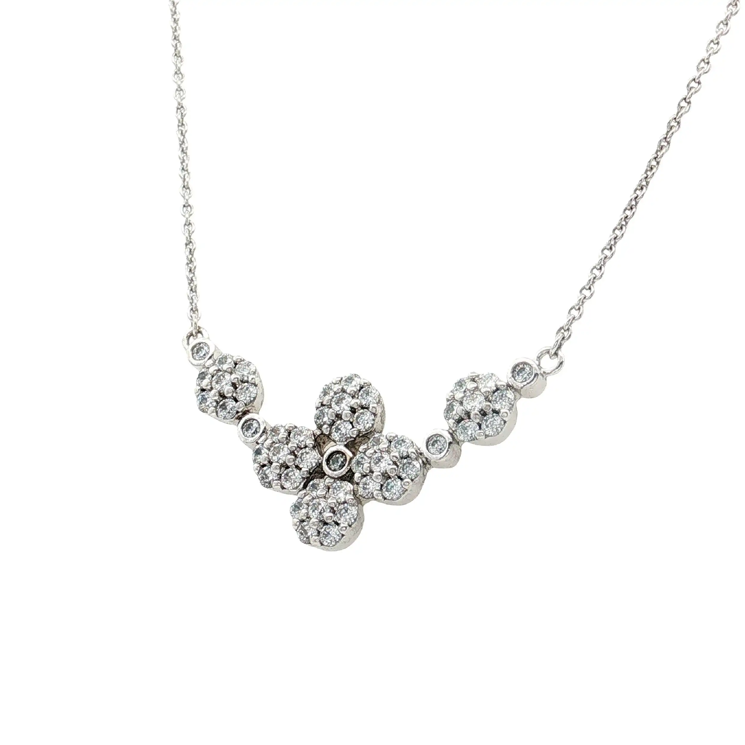 Collier Silber Jette mit Zirkonia Collier Silber Jette mit Zirkonia