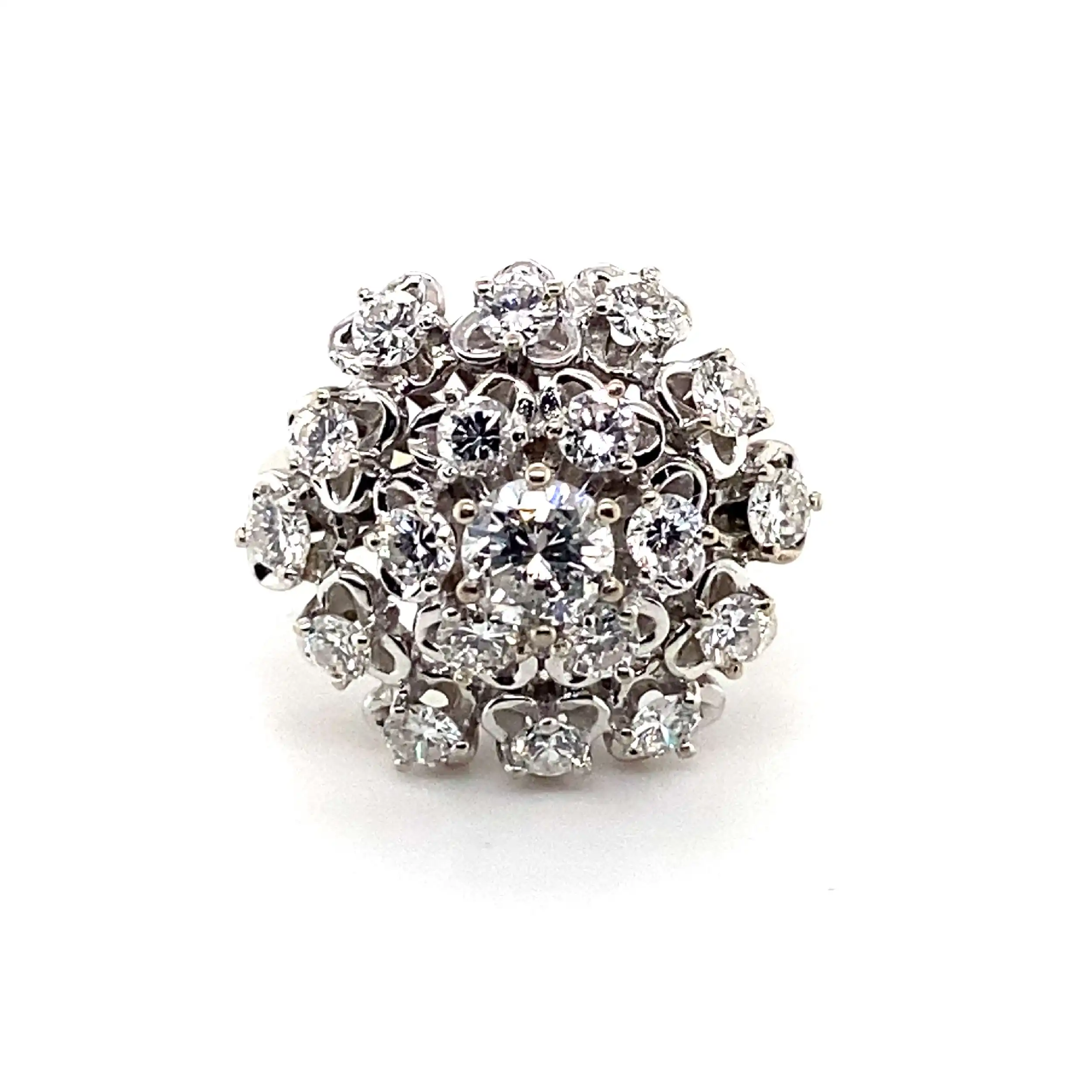 Ring Weißgold mit Brillanten Ring Weißgold mit Brillanten