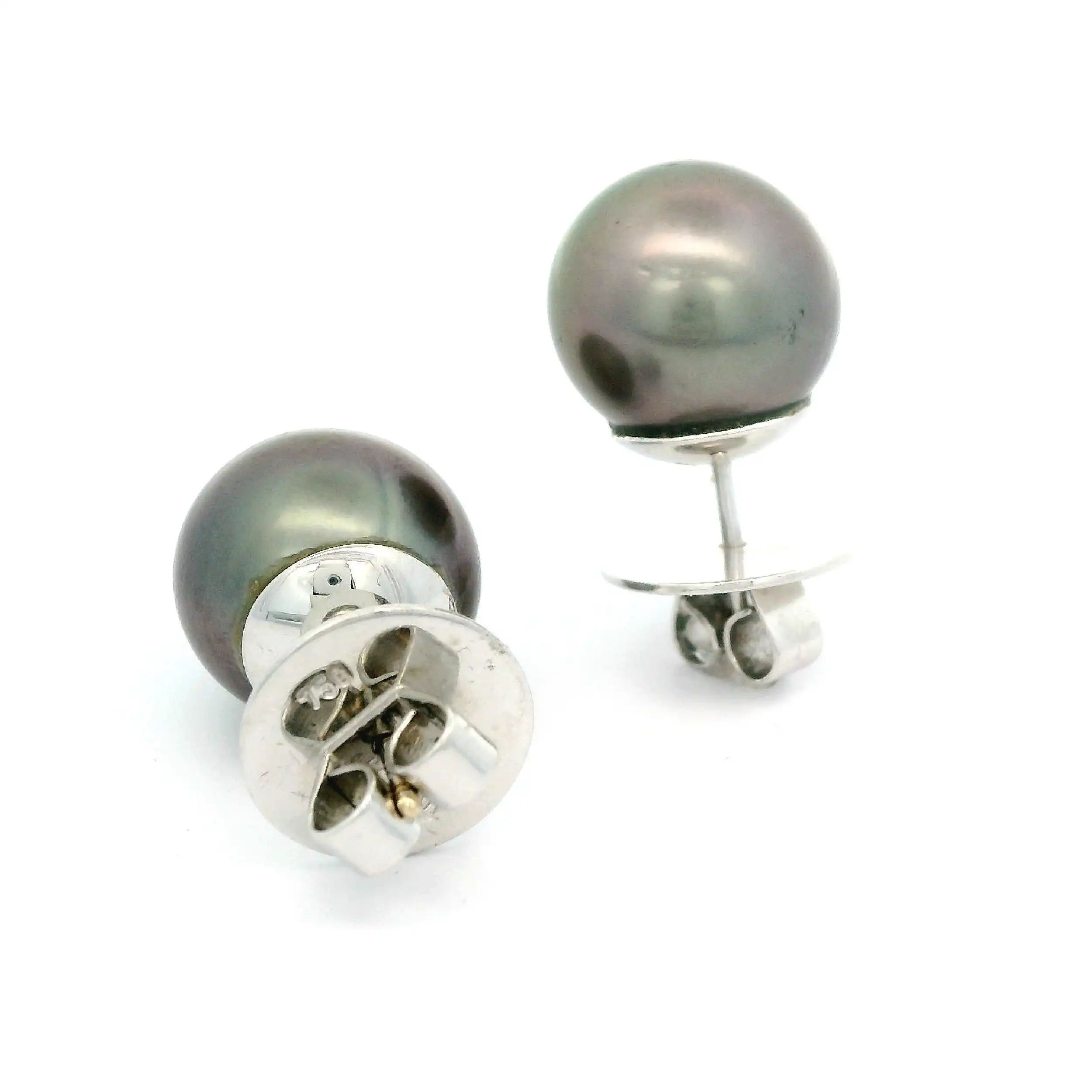 Tahiti Perlohrstecker Weißgold Tahiti Perlohrstecker Weißgold