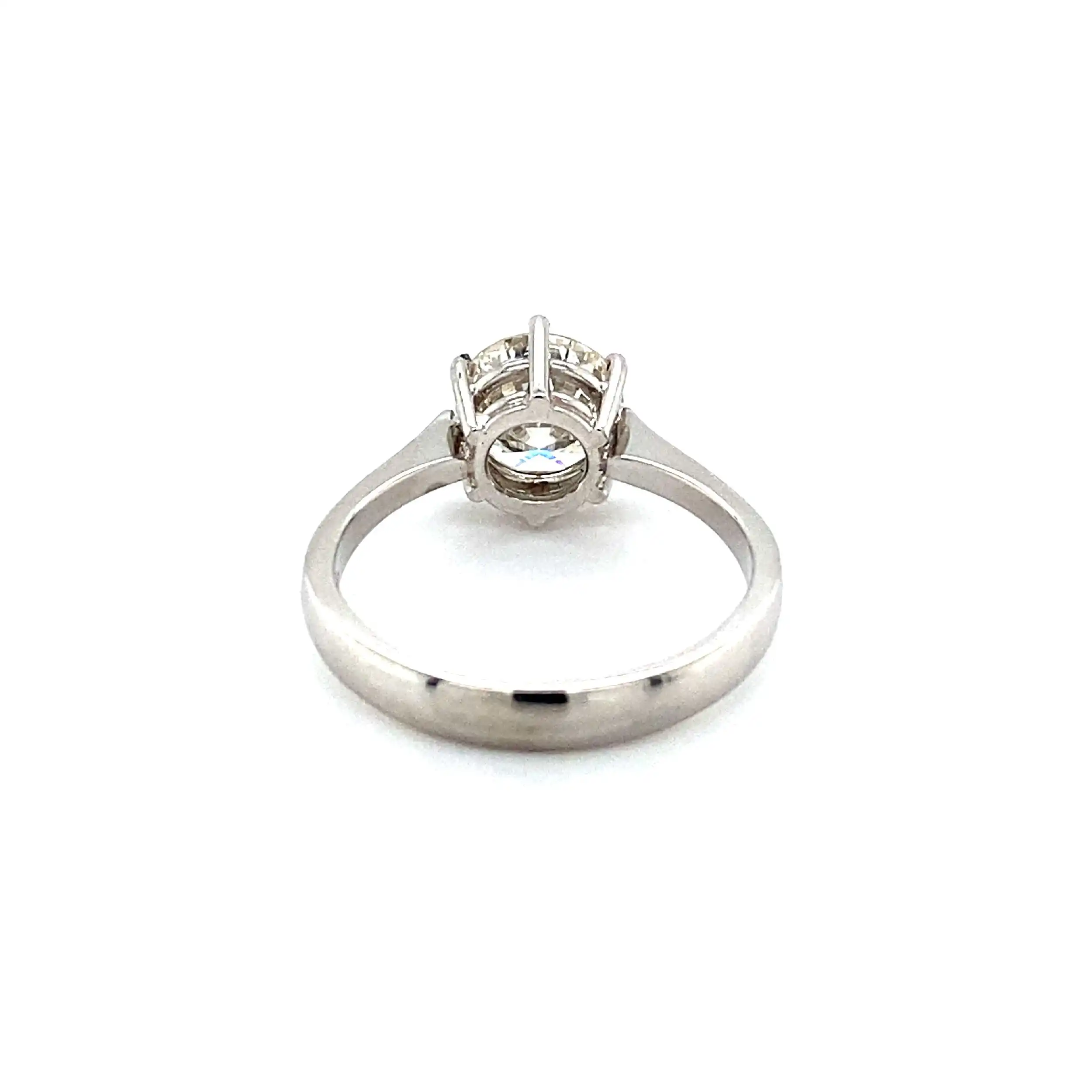 Ring Weißgold mit Brillant Solitär Ring Weißgold mit Brillant Solitär