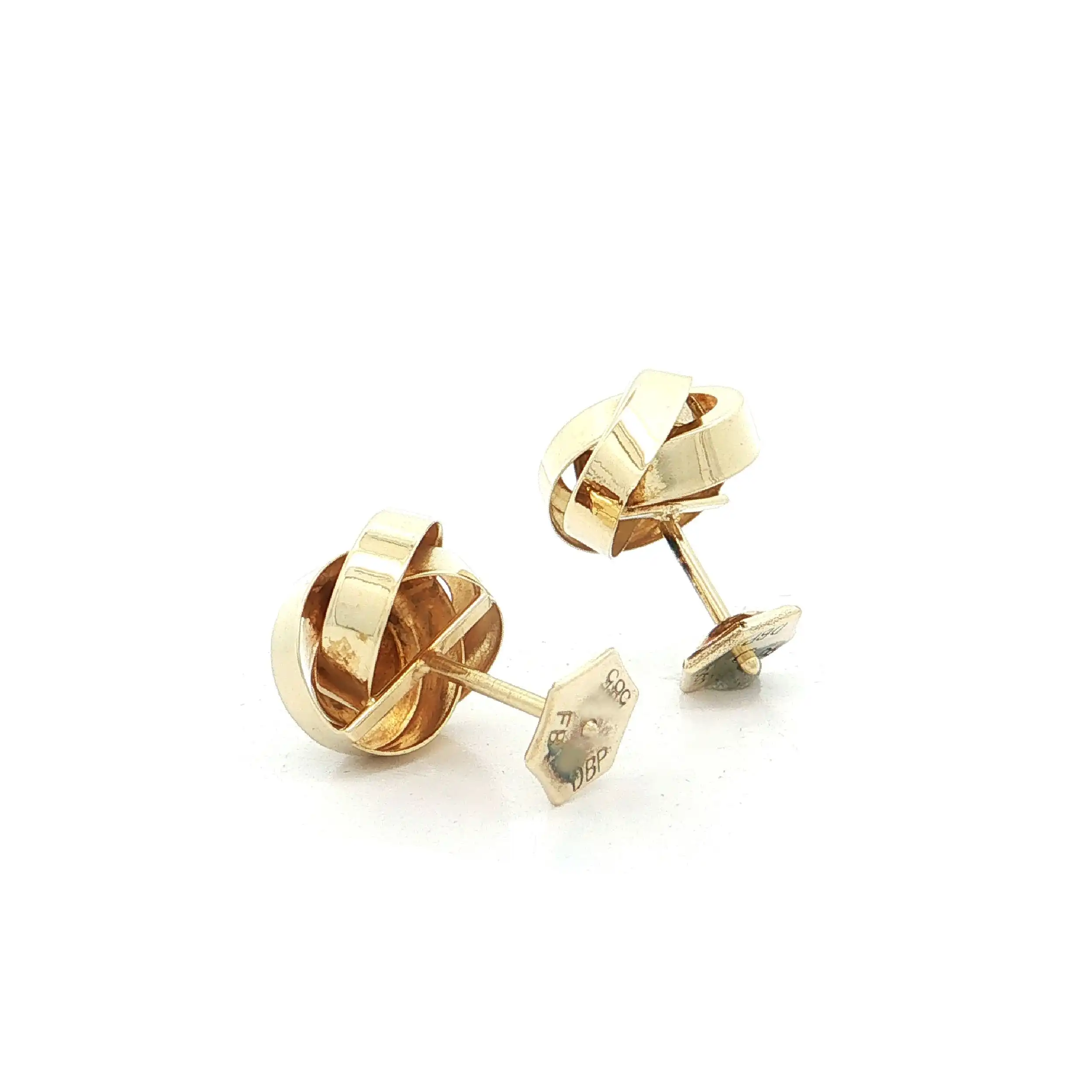 Ohrstecker Gelbgold "Knoten"