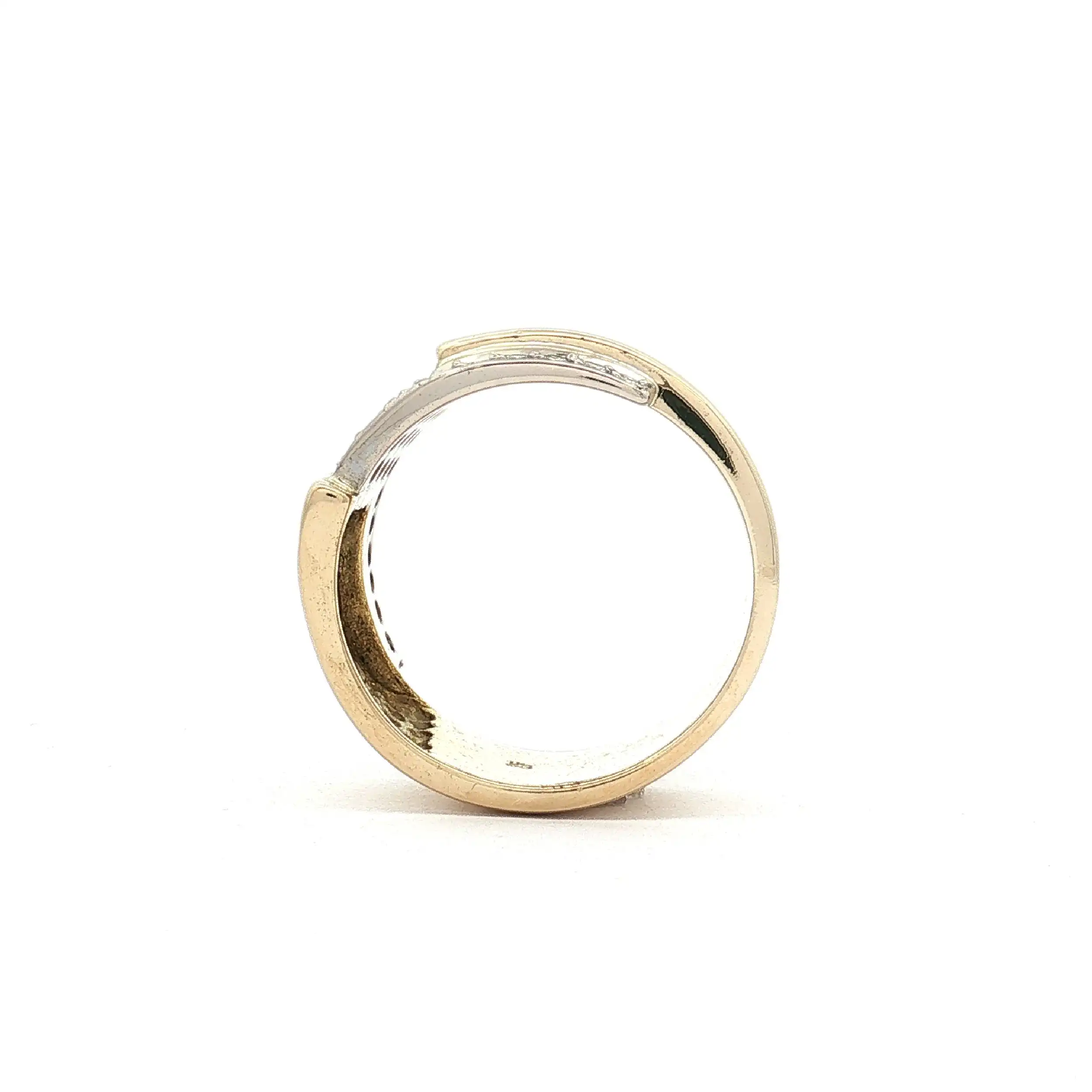 Ring Bicolor mit Brillanten
