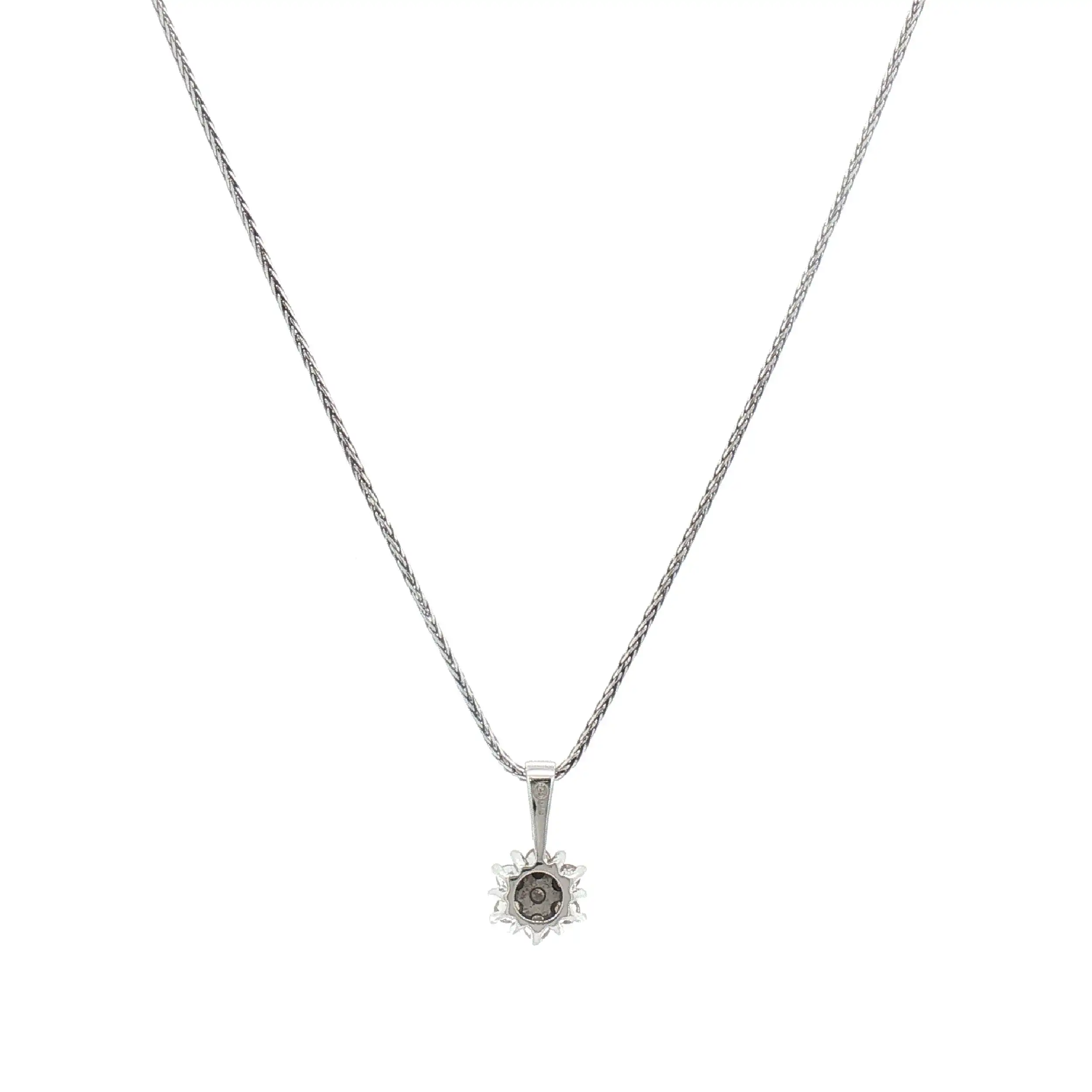 Kette Weißgold mit Brillantanhänger