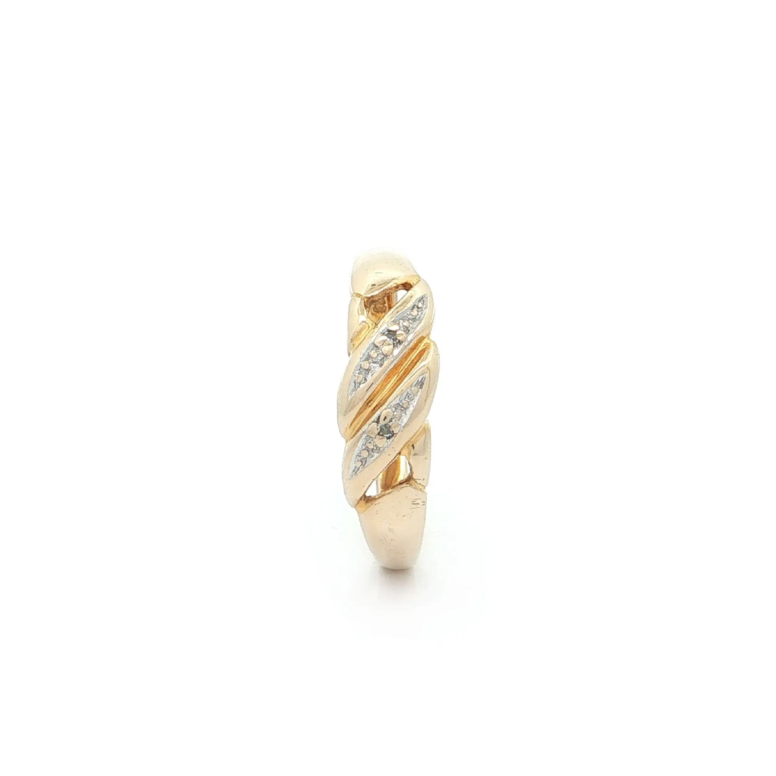 Ring Bicolor mit Diamanten Ring Bicolor mit Diamanten