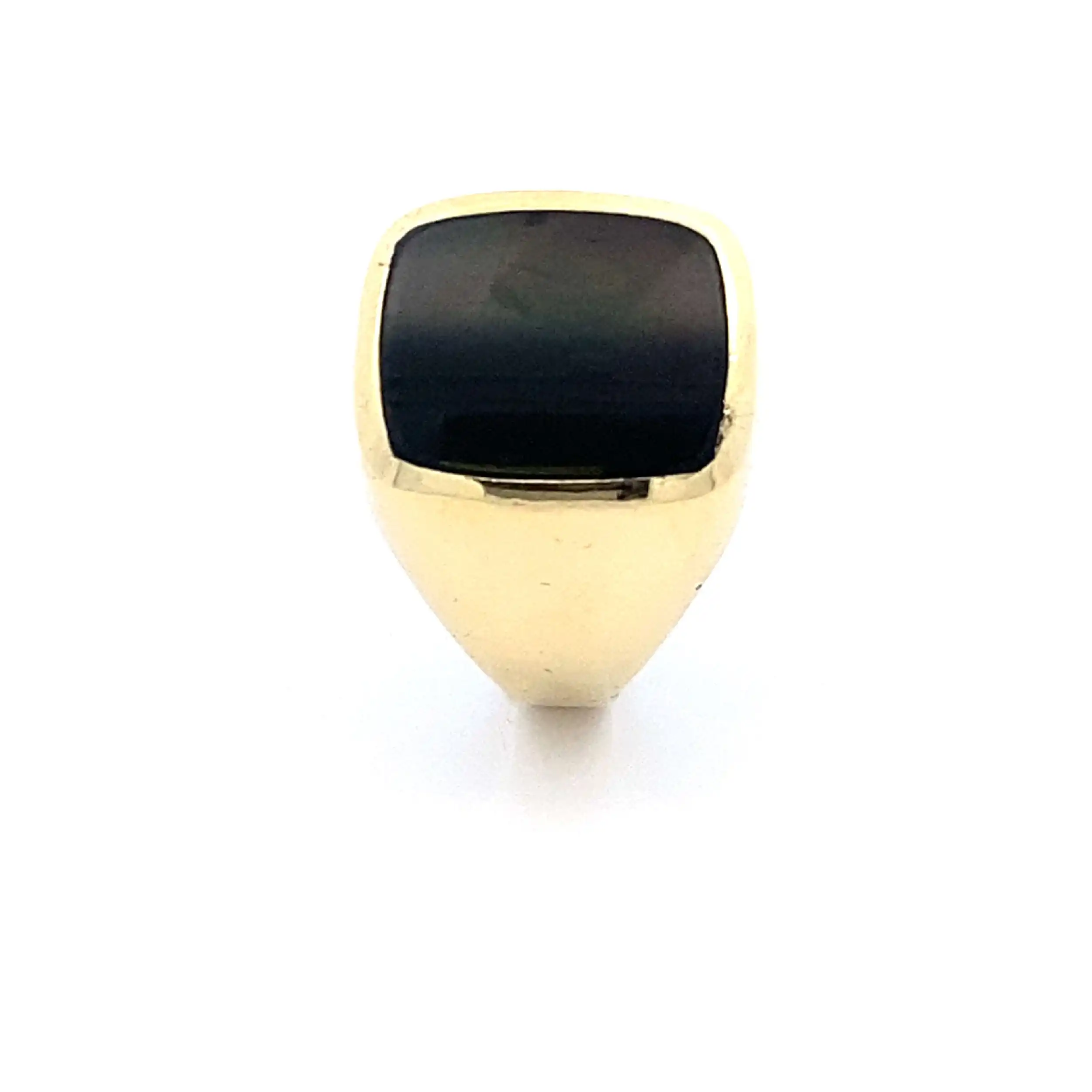 Ring Gelbgold mit Onyx