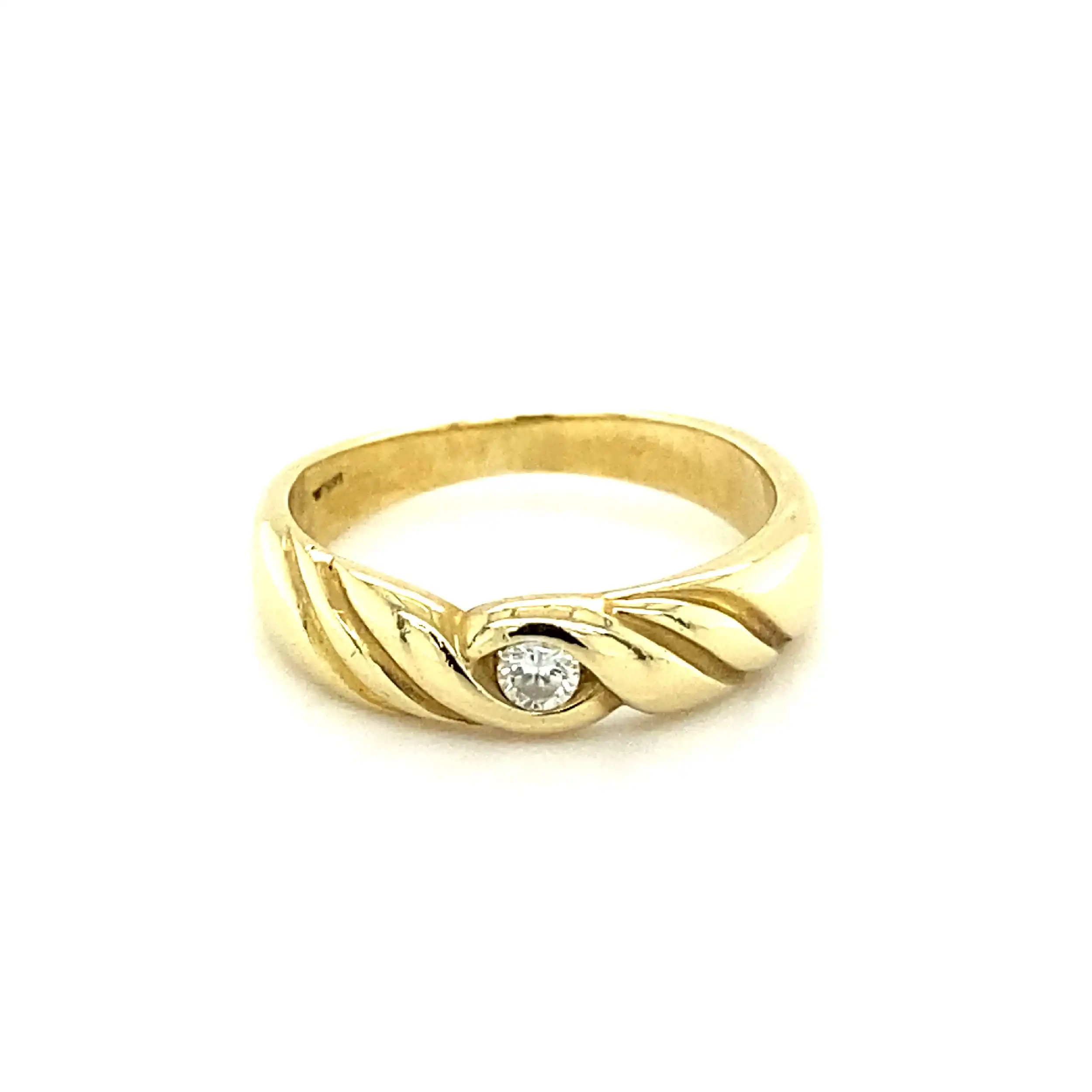 Ring Gelbgold mit Brillanten Ring Gelbgold mit Brillanten