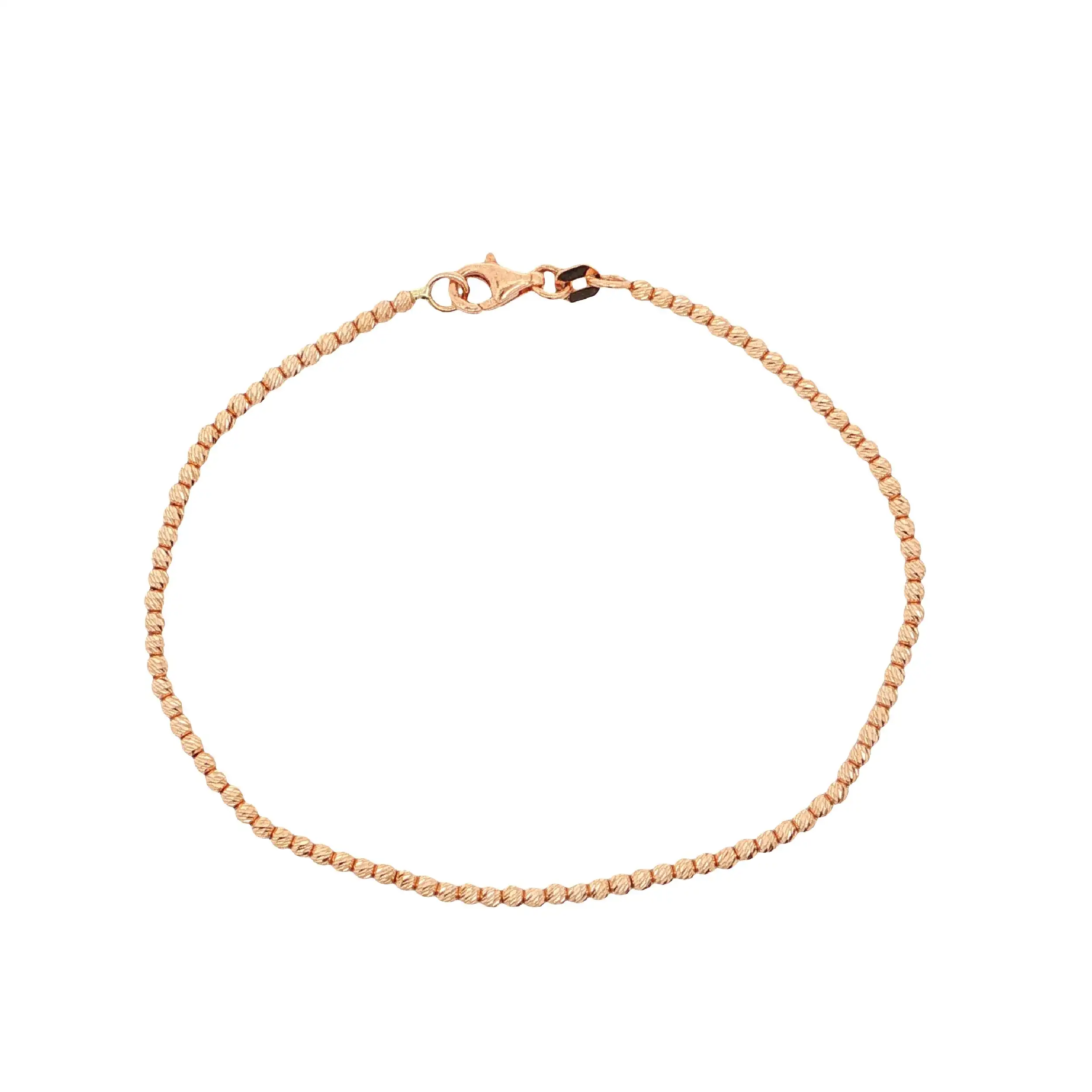 Armband Roségold Kügelchen diamantiert