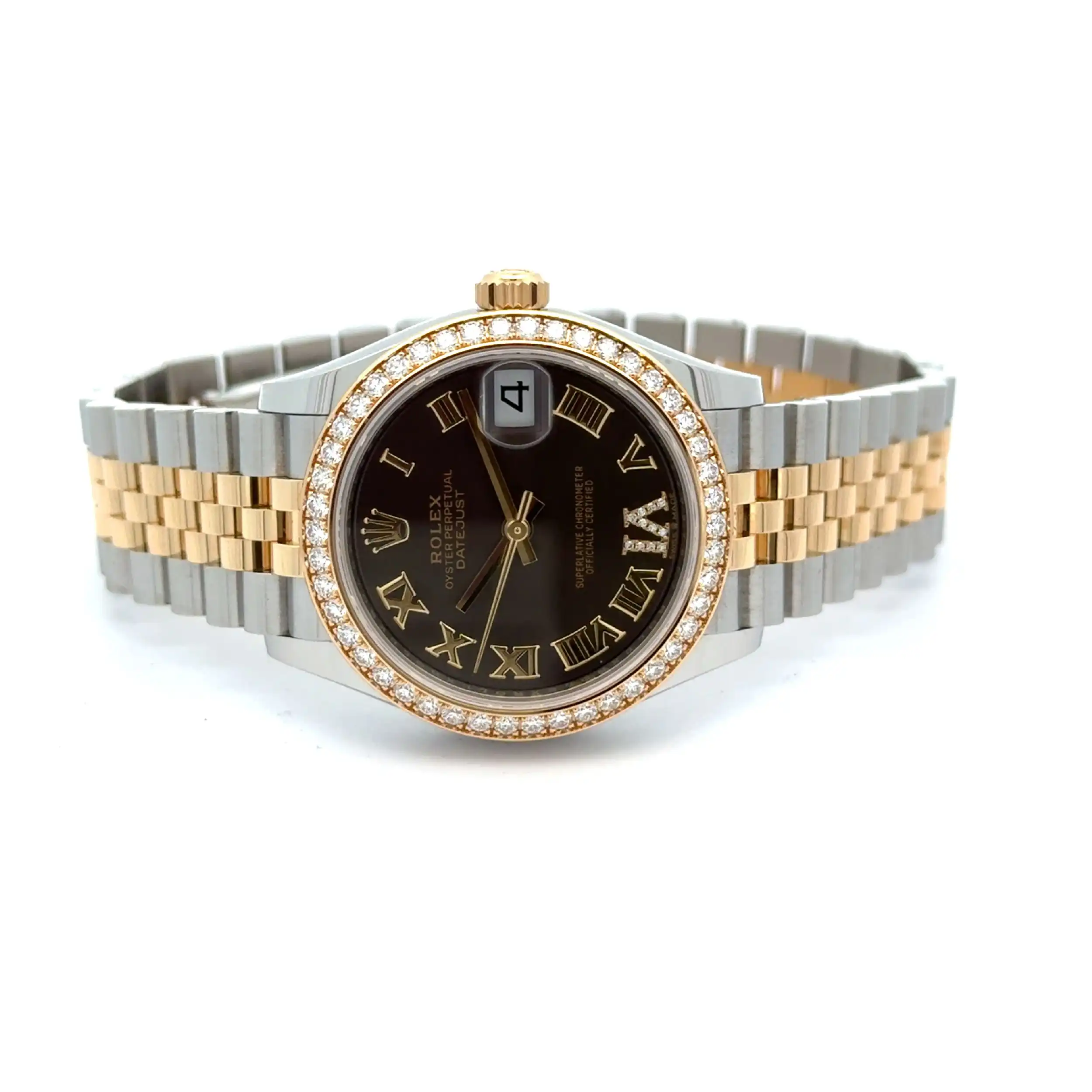 Damenuhr Rolex Datejust 31 Brillantlünette Damenuhr Rolex Datejust 31 Brillantlünette