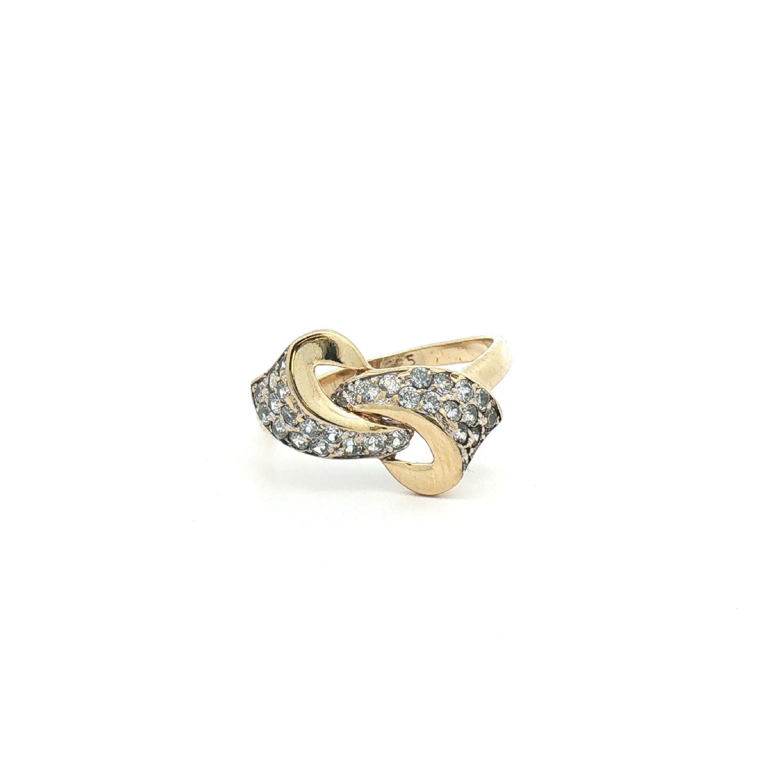 Ring Bicolor mit Zirkonia