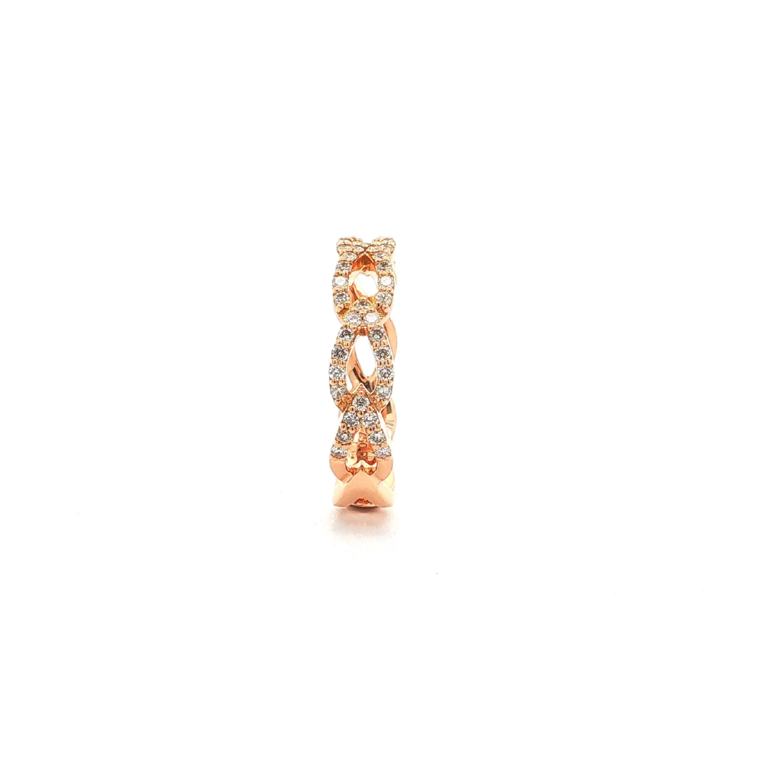 Ring Roségold mit Brillanten 0,33ct. TW/VSI