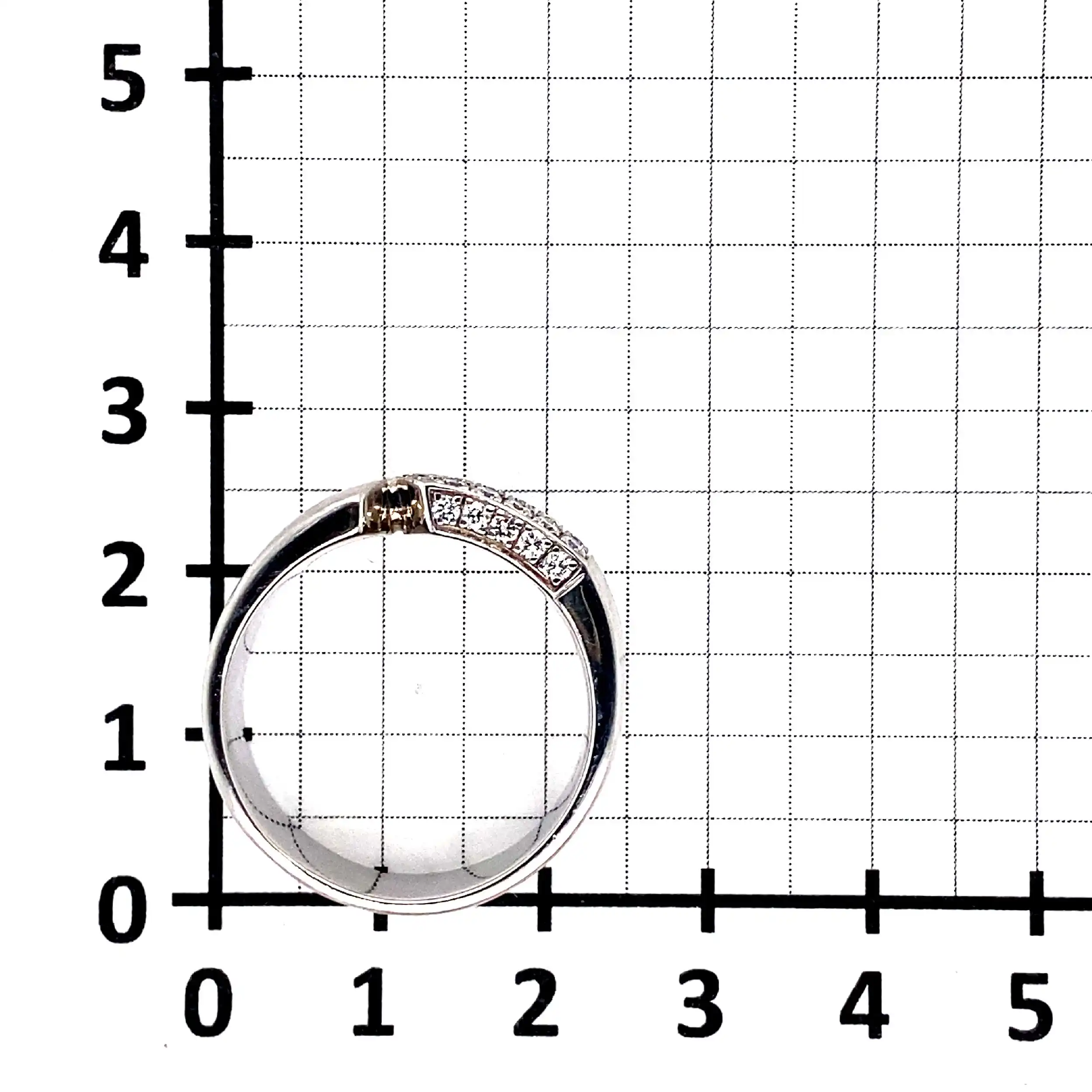 Ring Weißgold mit Brillanten Ring Weißgold mit Brillanten