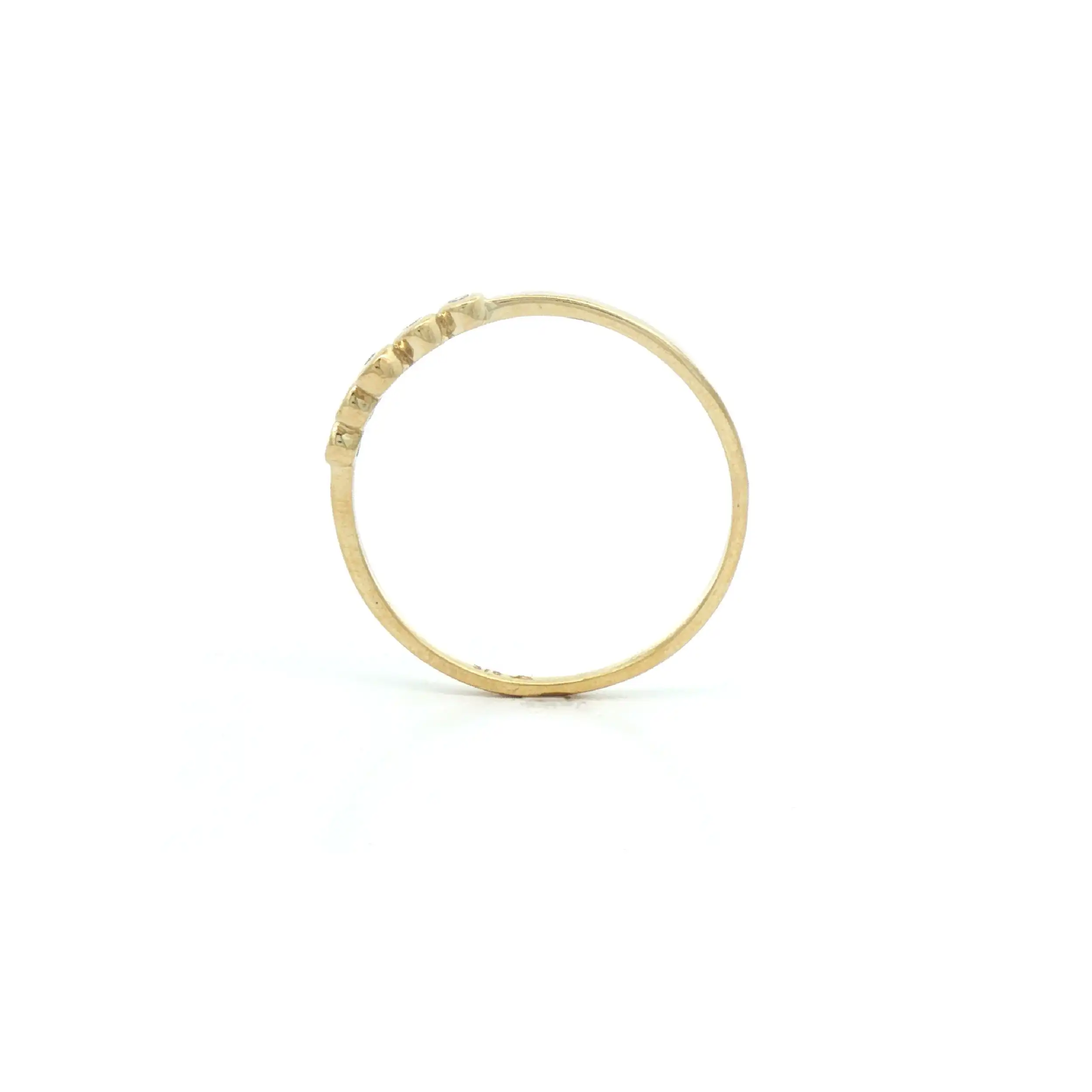 Ring Gelbgold mit Brillanten, graviert mit 0.04ct Ring Gelbgold mit Brillanten, graviert mit 0.04ct