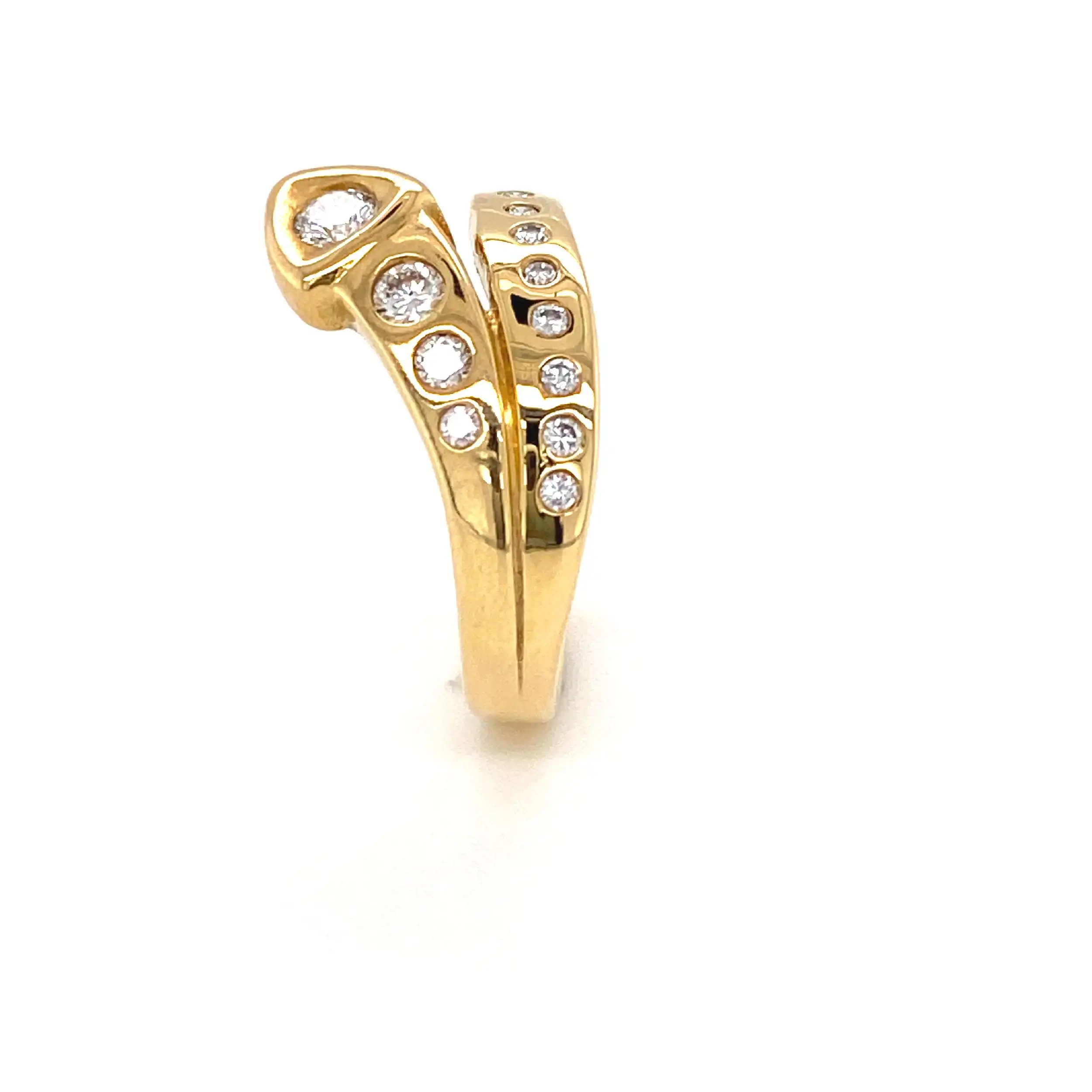 Ring Gelbgold mit Brillanten Ring Gelbgold mit Brillanten