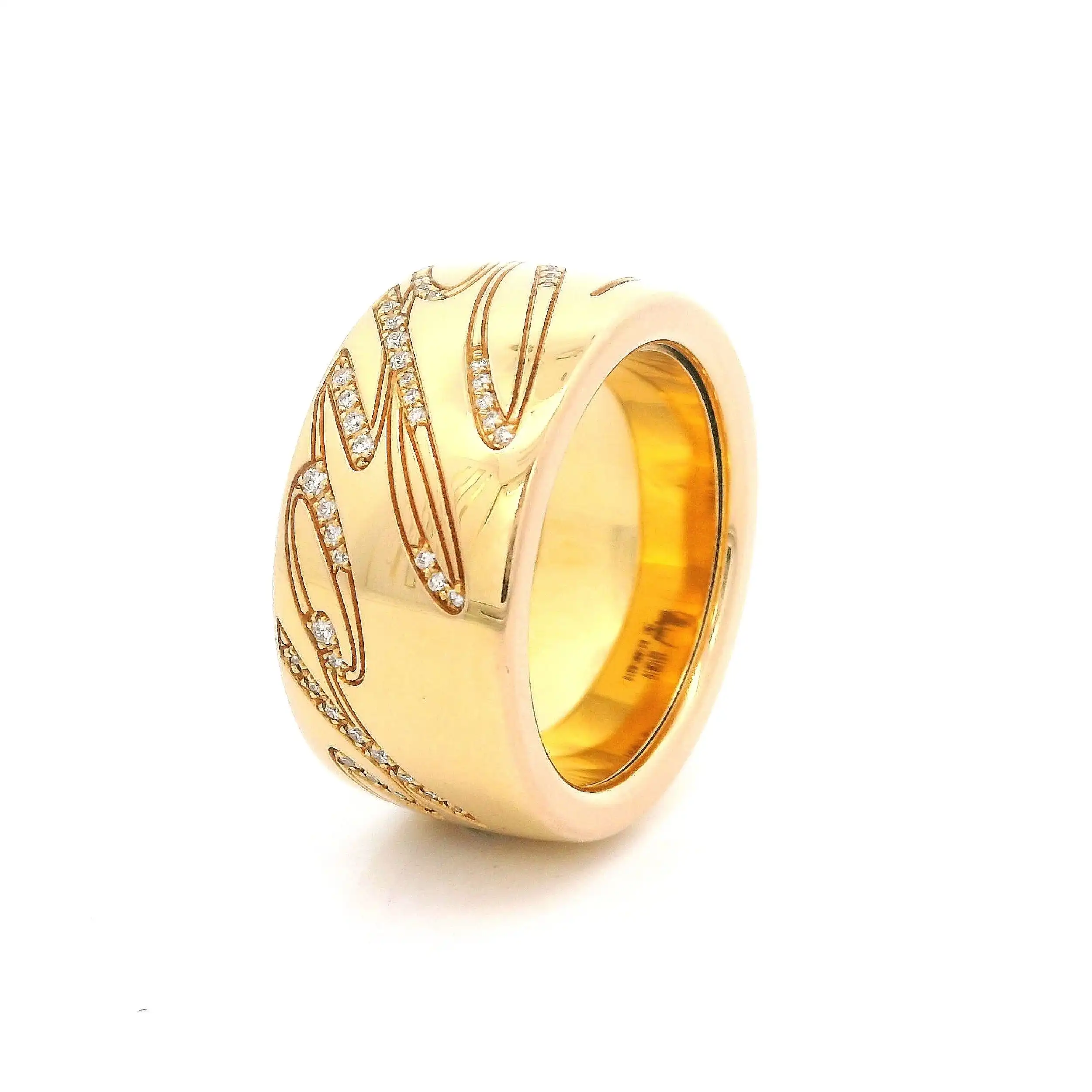 Ring Rotgold Chopard Chopardissimo mit Brillanten mit Box und Papieren Ring Rotgold Chopard Chopardissimo mit Brillanten mit Box und Papieren