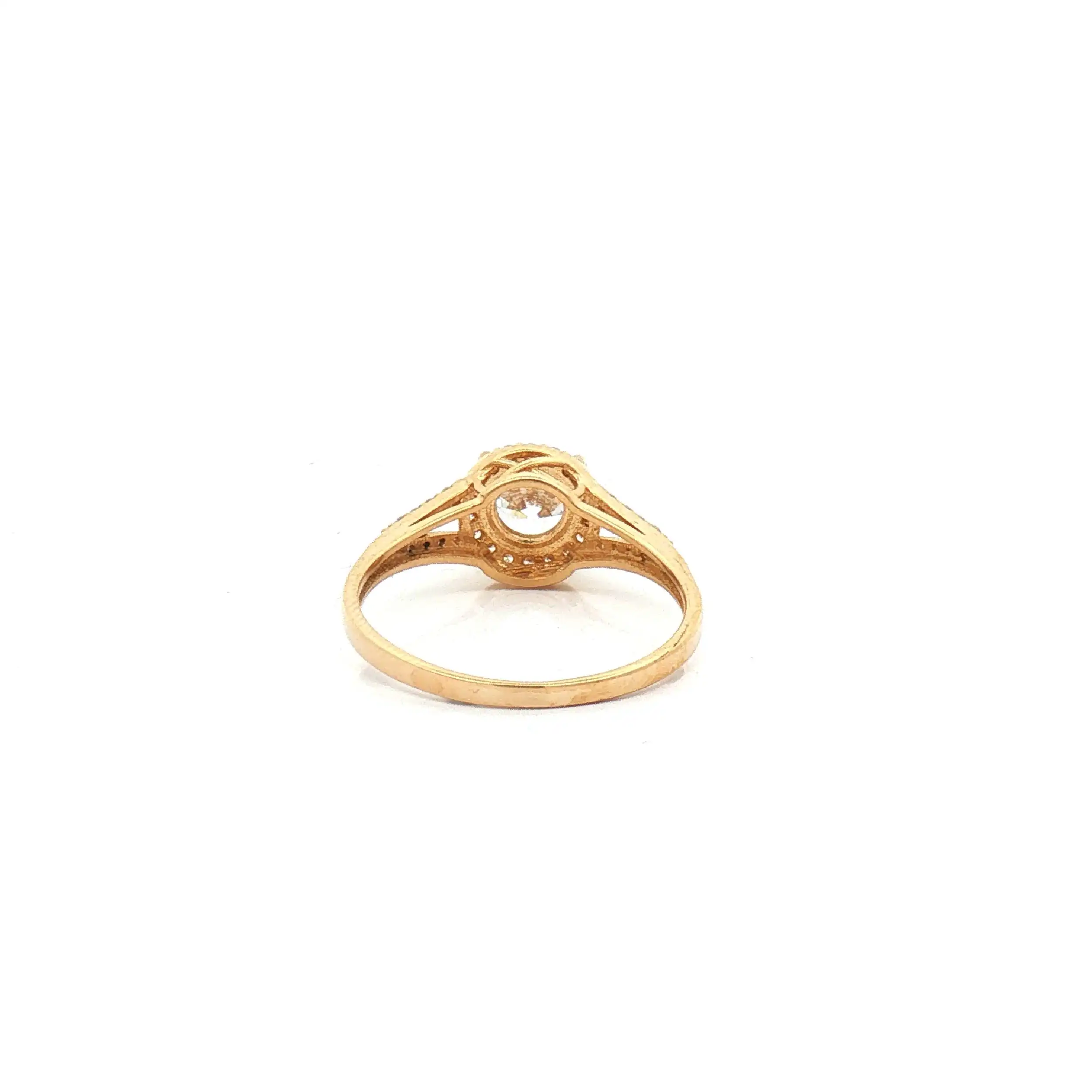 Ring Gelbgold mit Zirkonia Ring Gelbgold mit Zirkonia