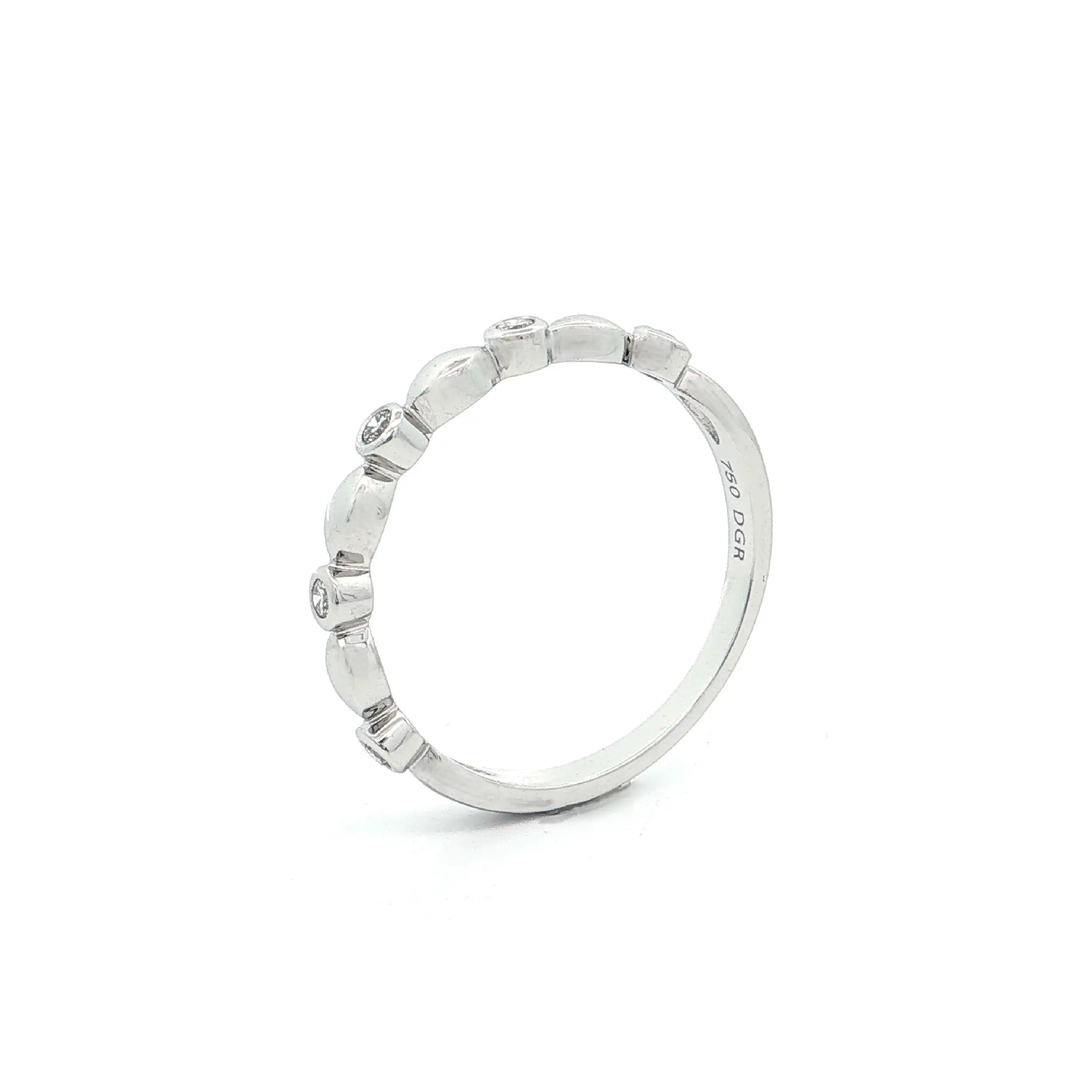 Ring Weißgold mit Brillanten Ring Weißgold mit Brillanten