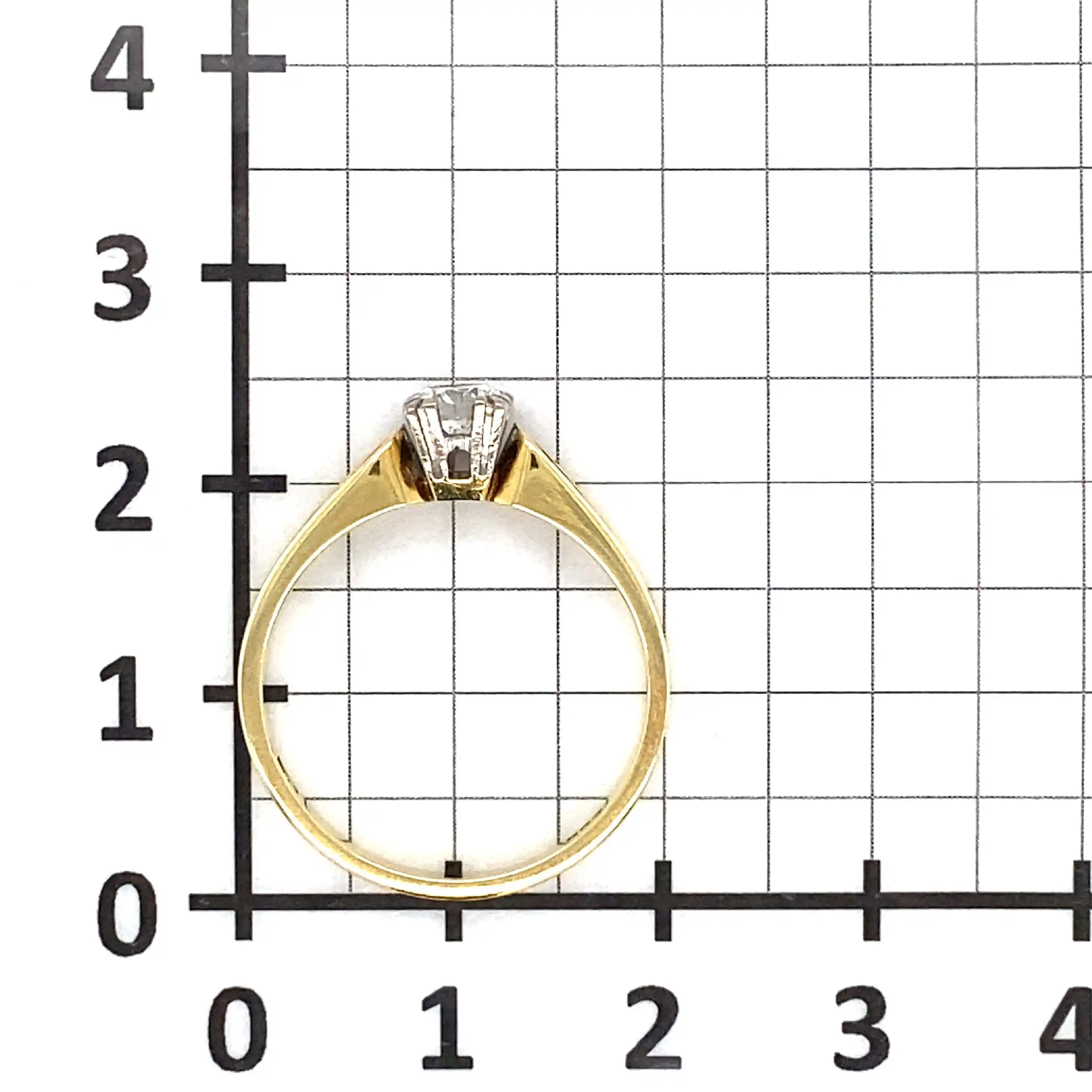 Ring Bicolor mit Brillant Ring Bicolor mit Brillant