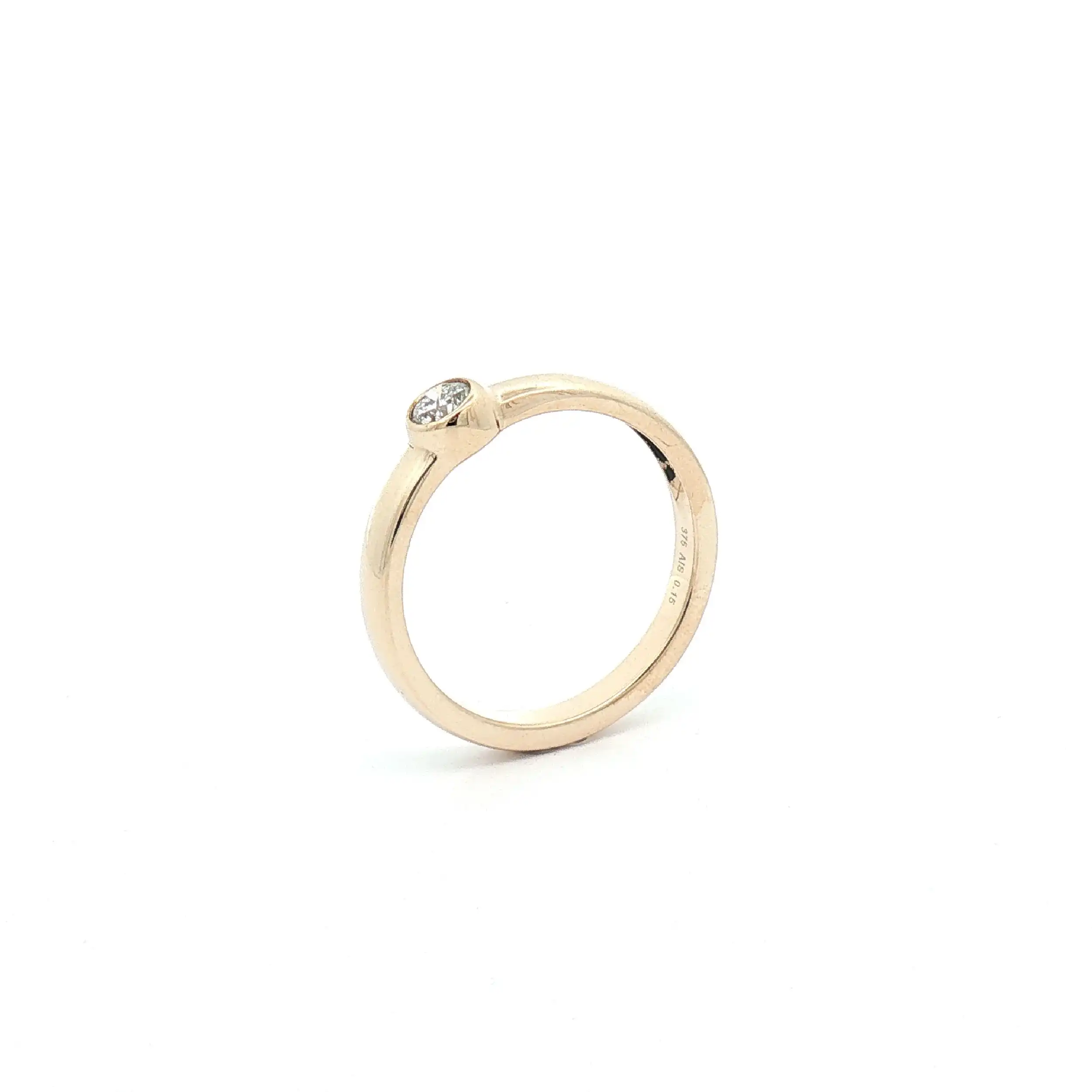 Ring Gelbgold mit Brillant