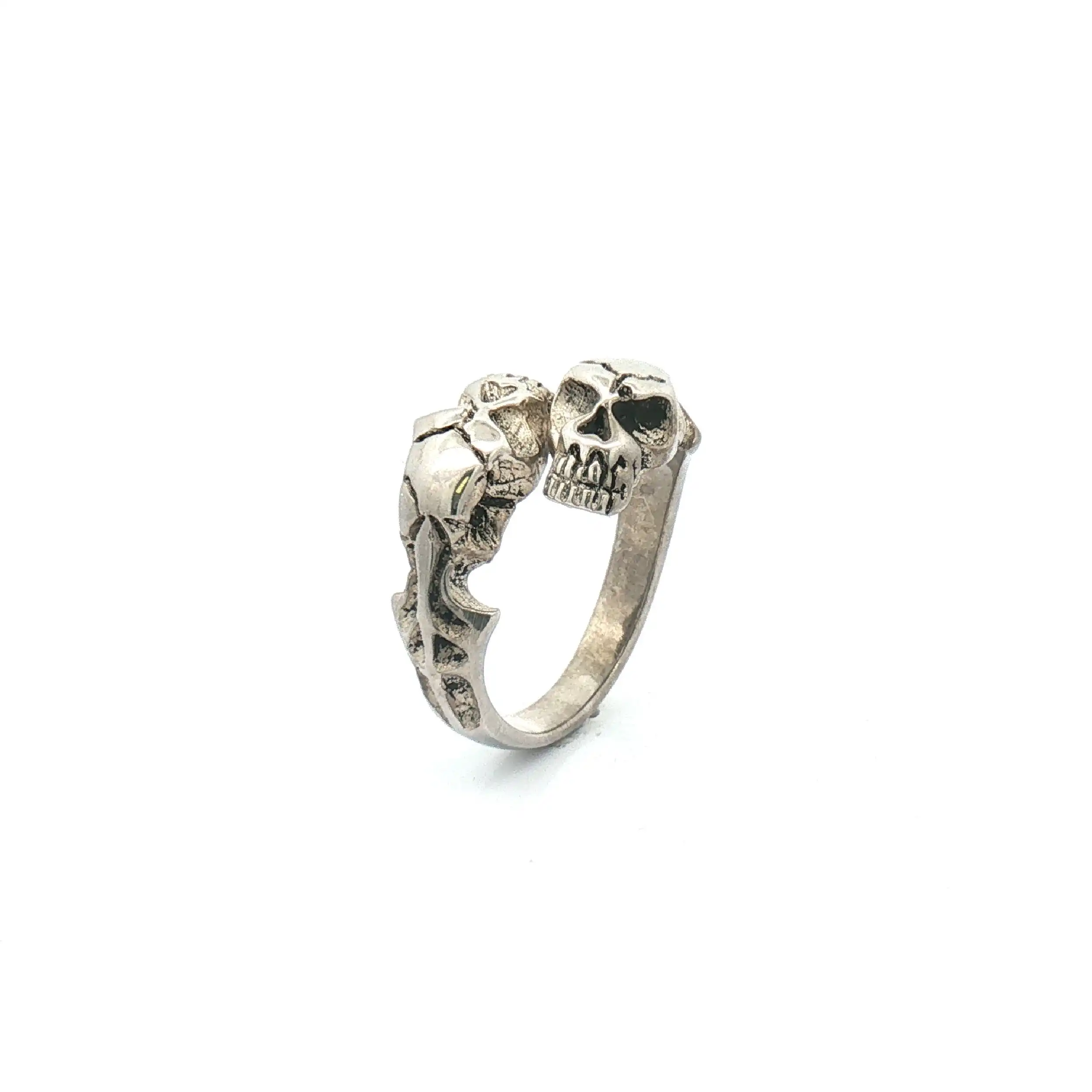Ring Silber mit Totenkopf