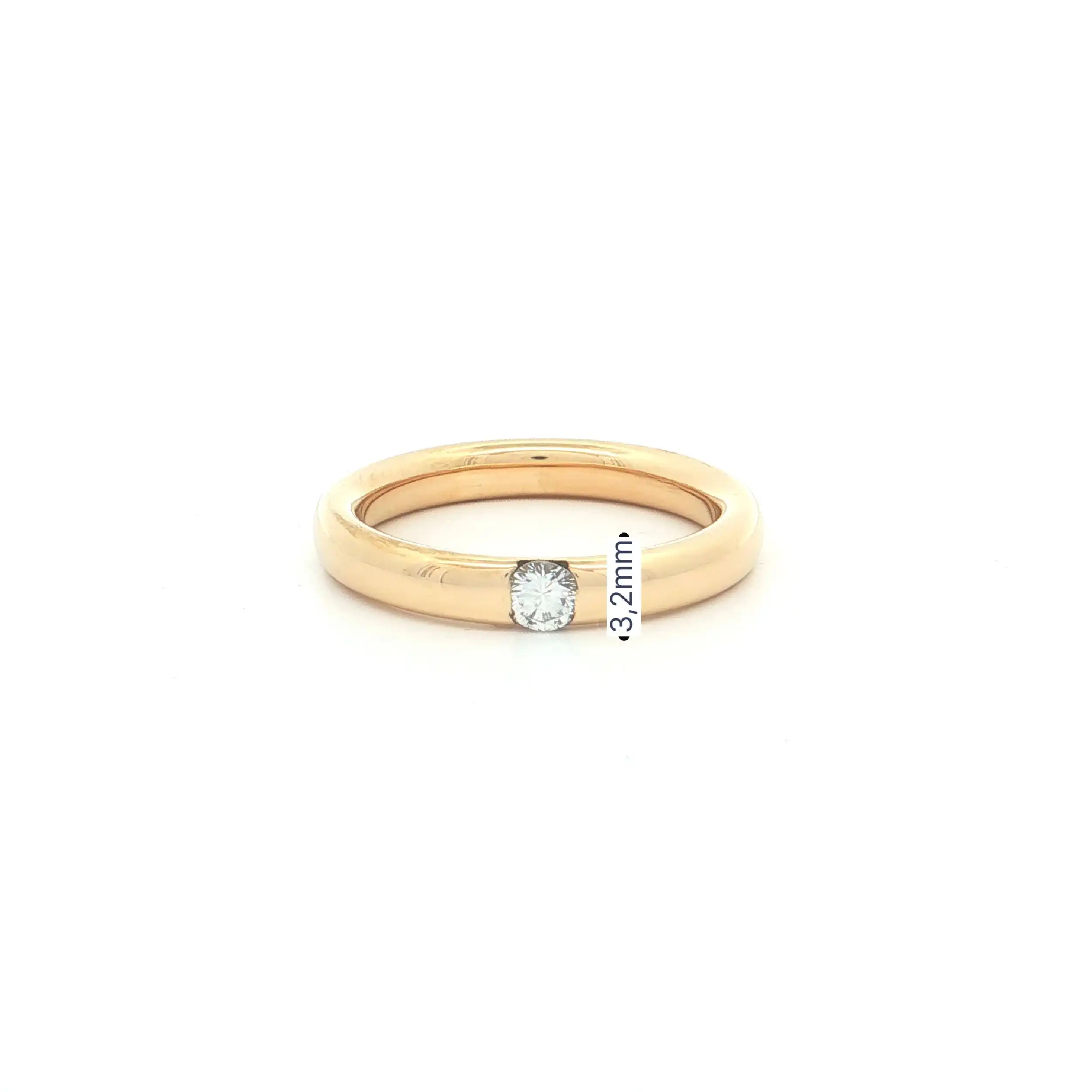 Ring Gelbgold mit Brillant Ring Gelbgold mit Brillant