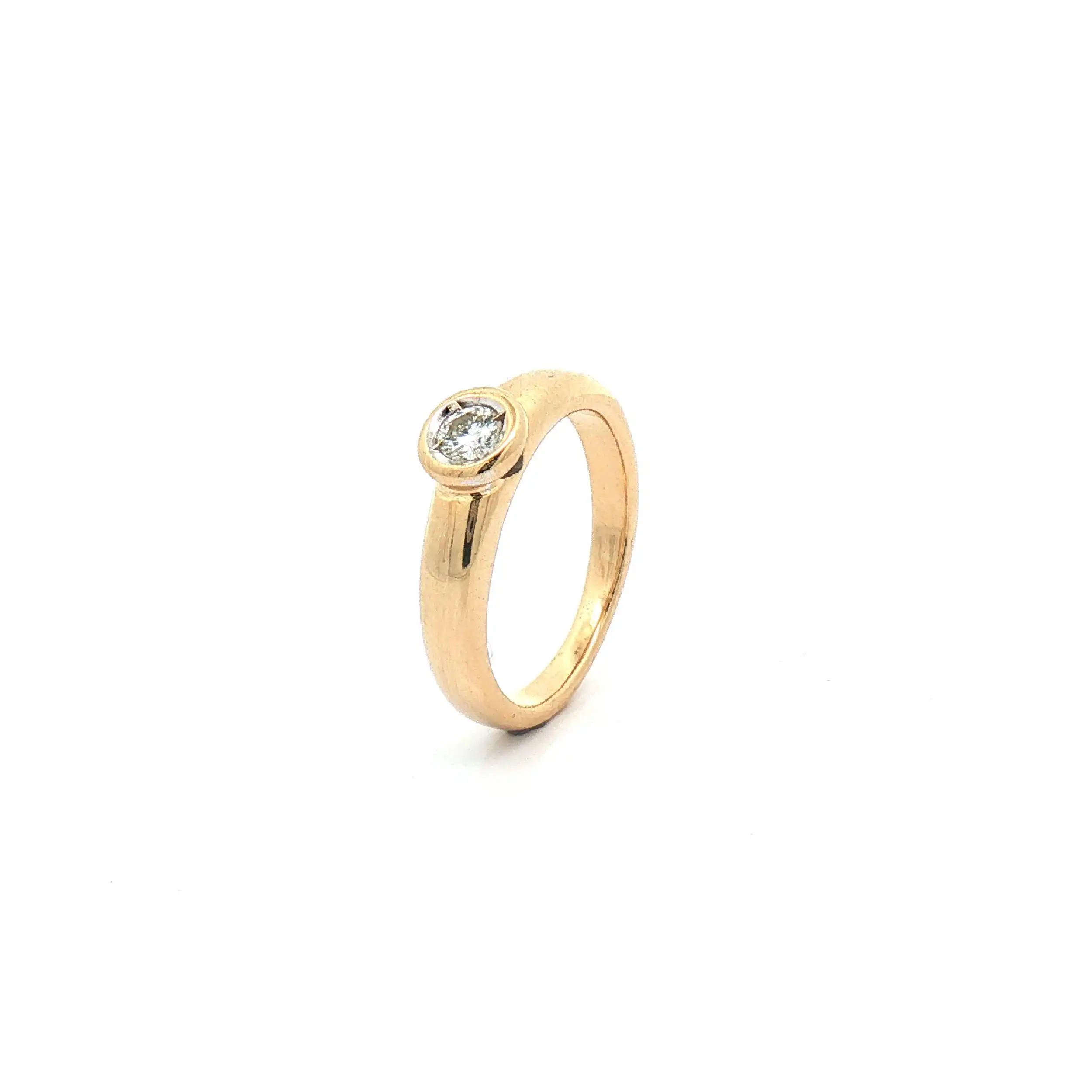 Ring Bicolor mit Brillant Ring Bicolor mit Brillant