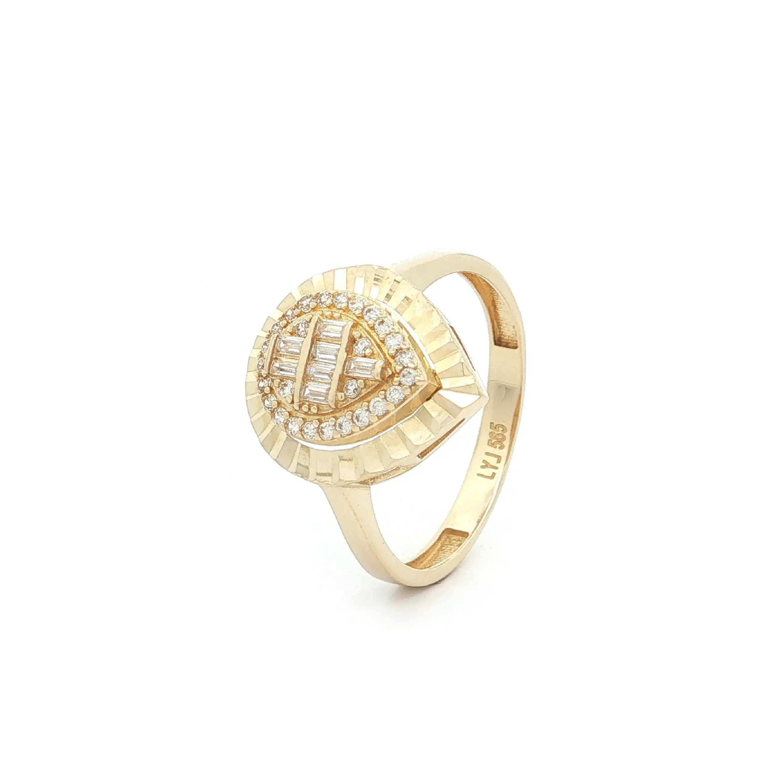 Ring Gelbgold mit Zirkonia Ring Gelbgold mit Zirkonia
