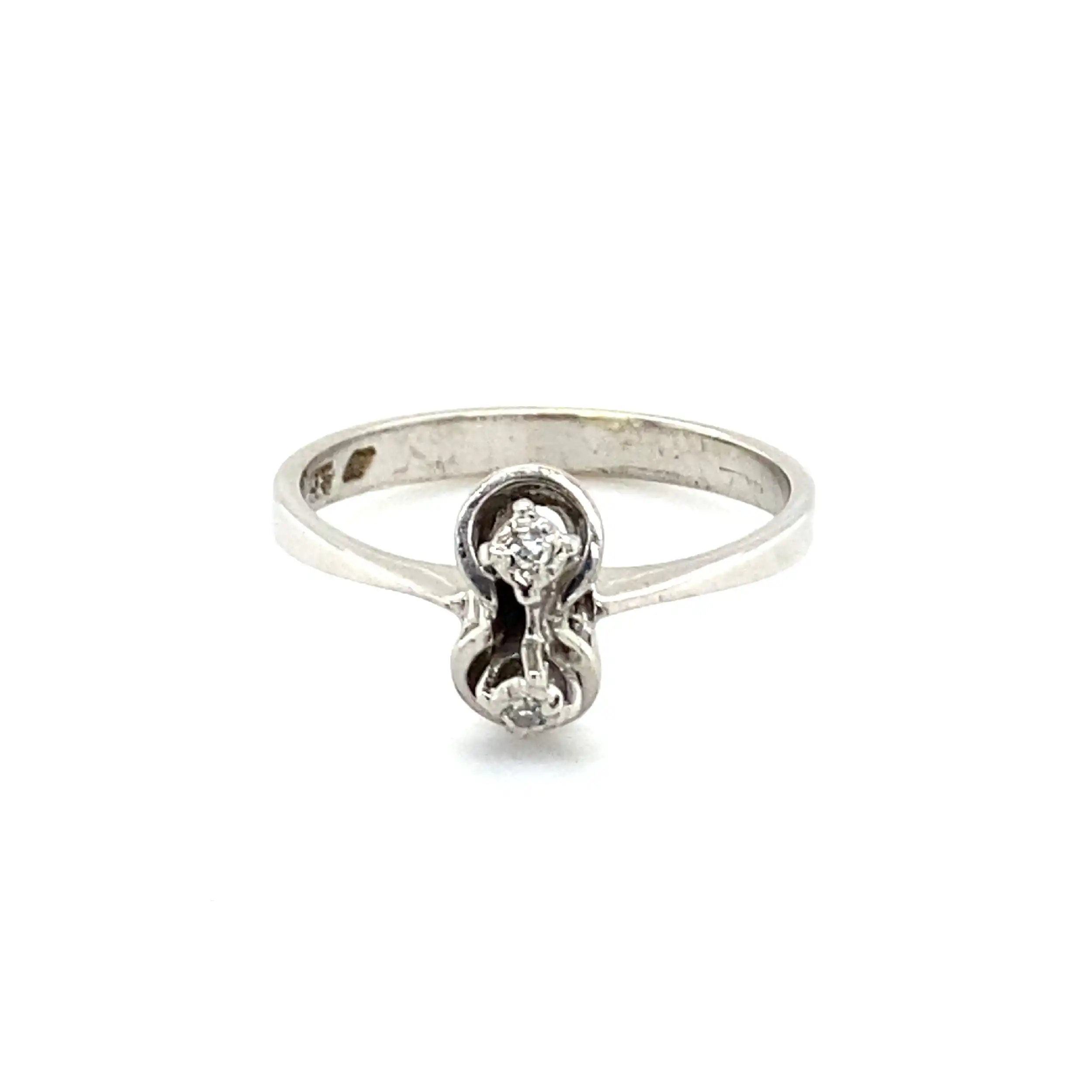 Ring Weißgold mit Diamanten Ring Weißgold mit Diamanten