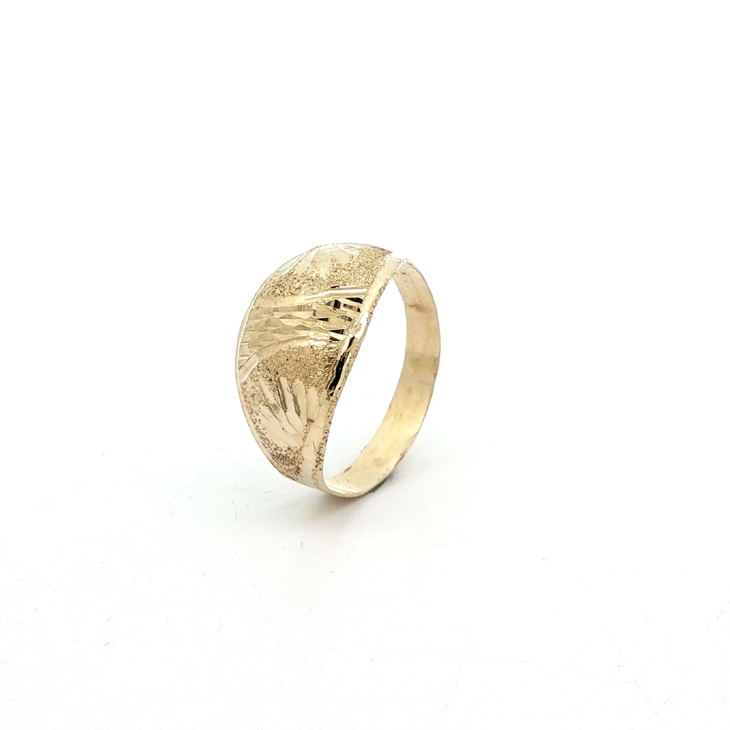 Ring Gelbgold mit Muster