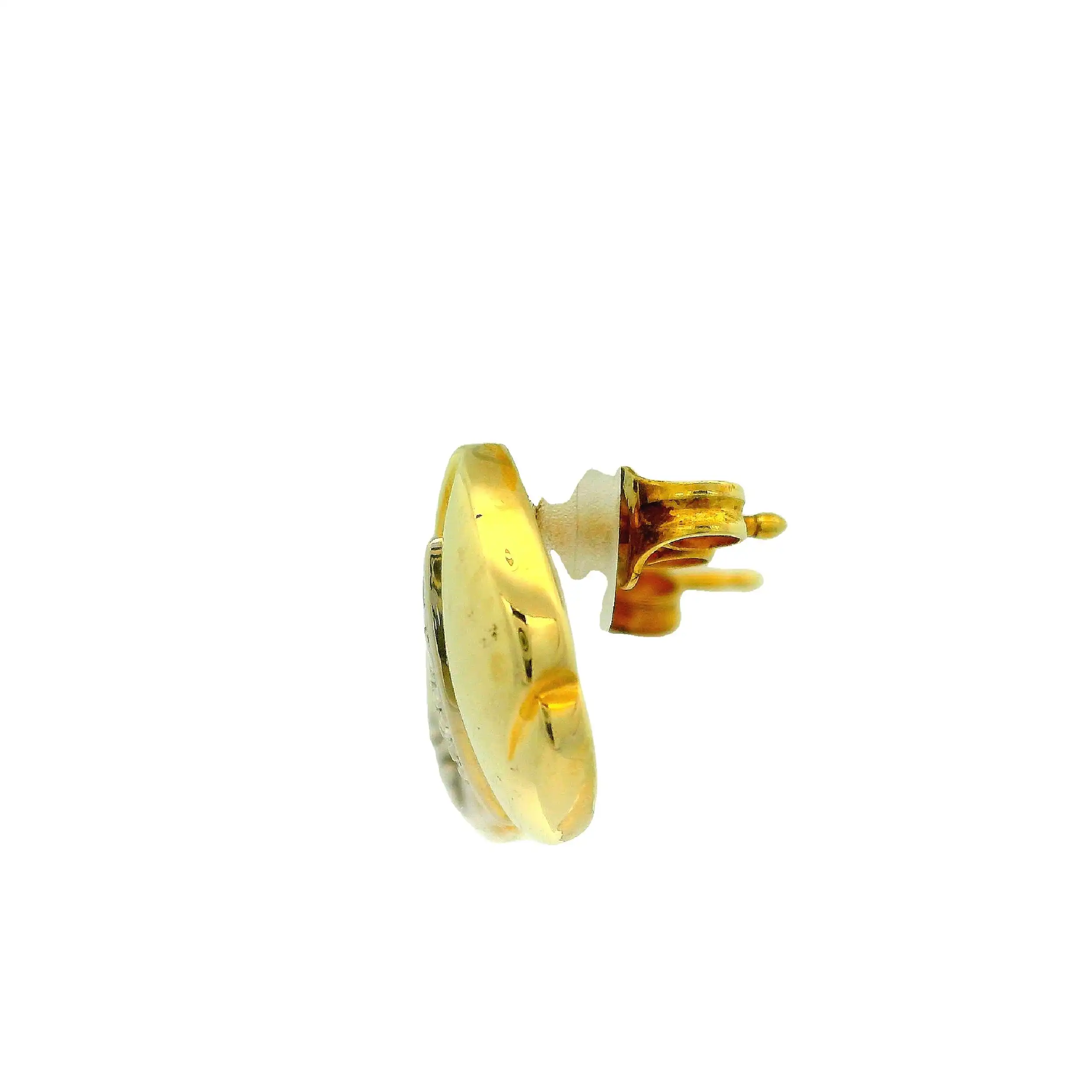 Ohrstecker Gelbgold mit Diamanten